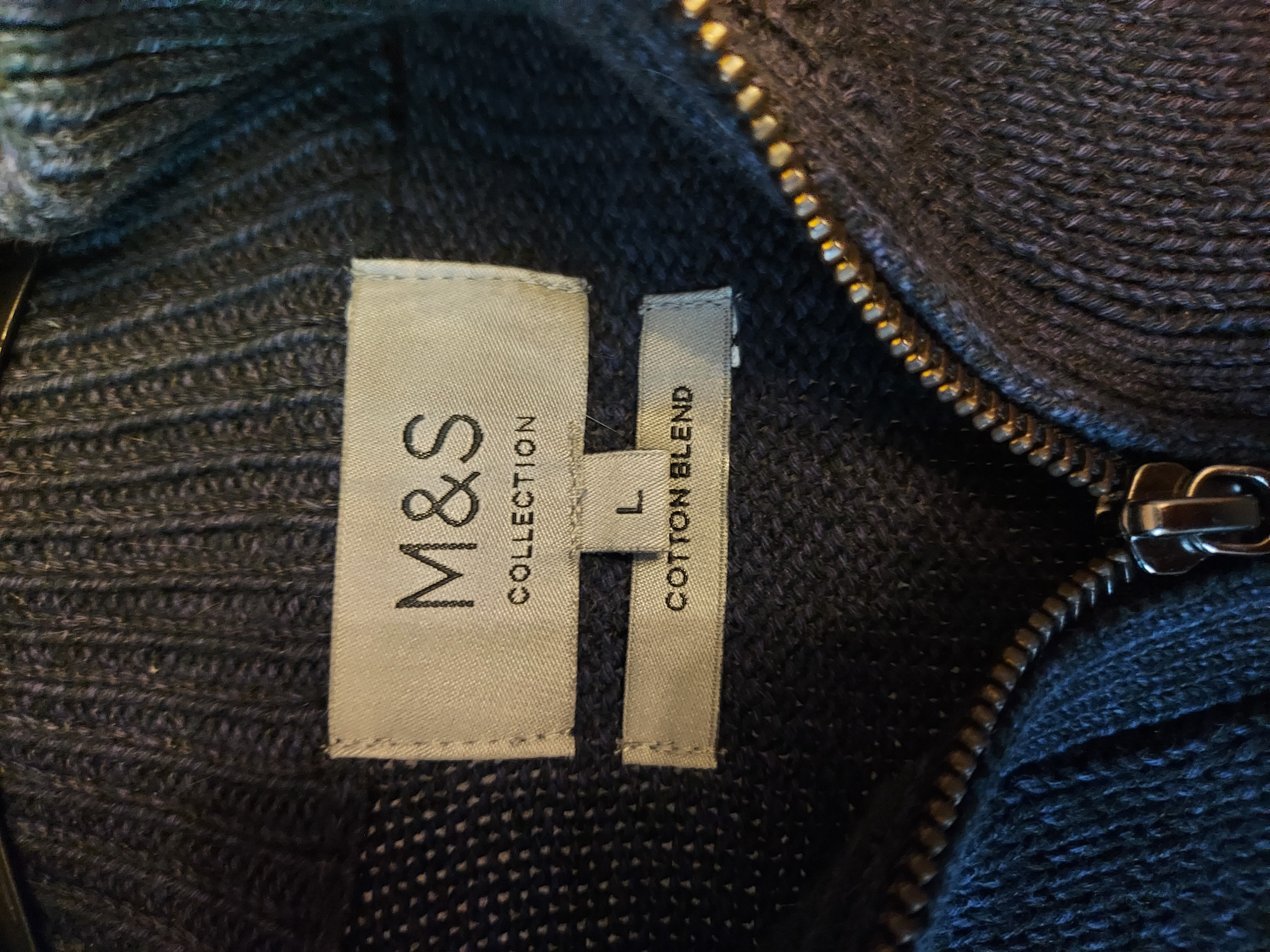 M&S dark blue sweater size L
