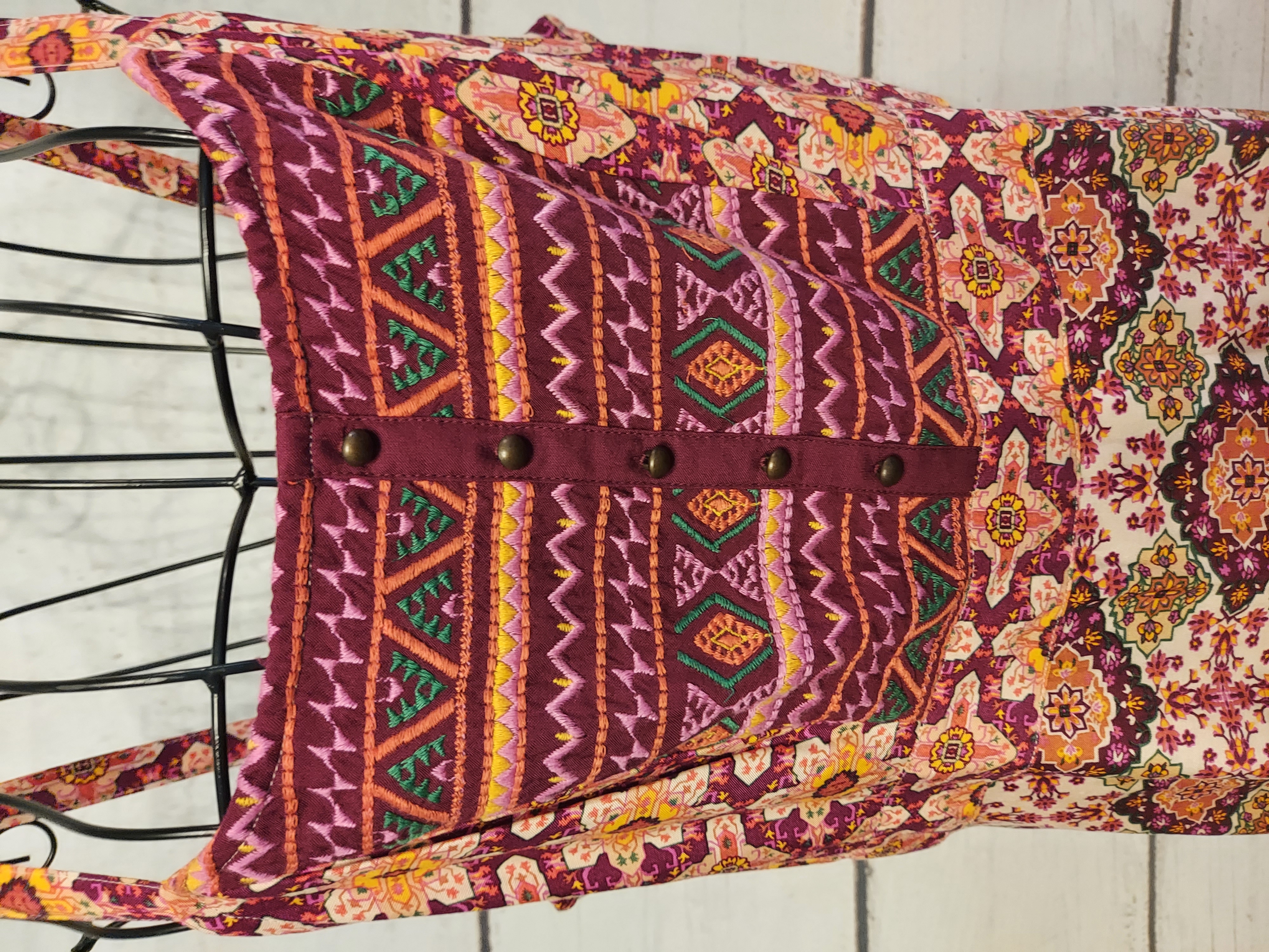 Tu Multicoloured long dress size 14