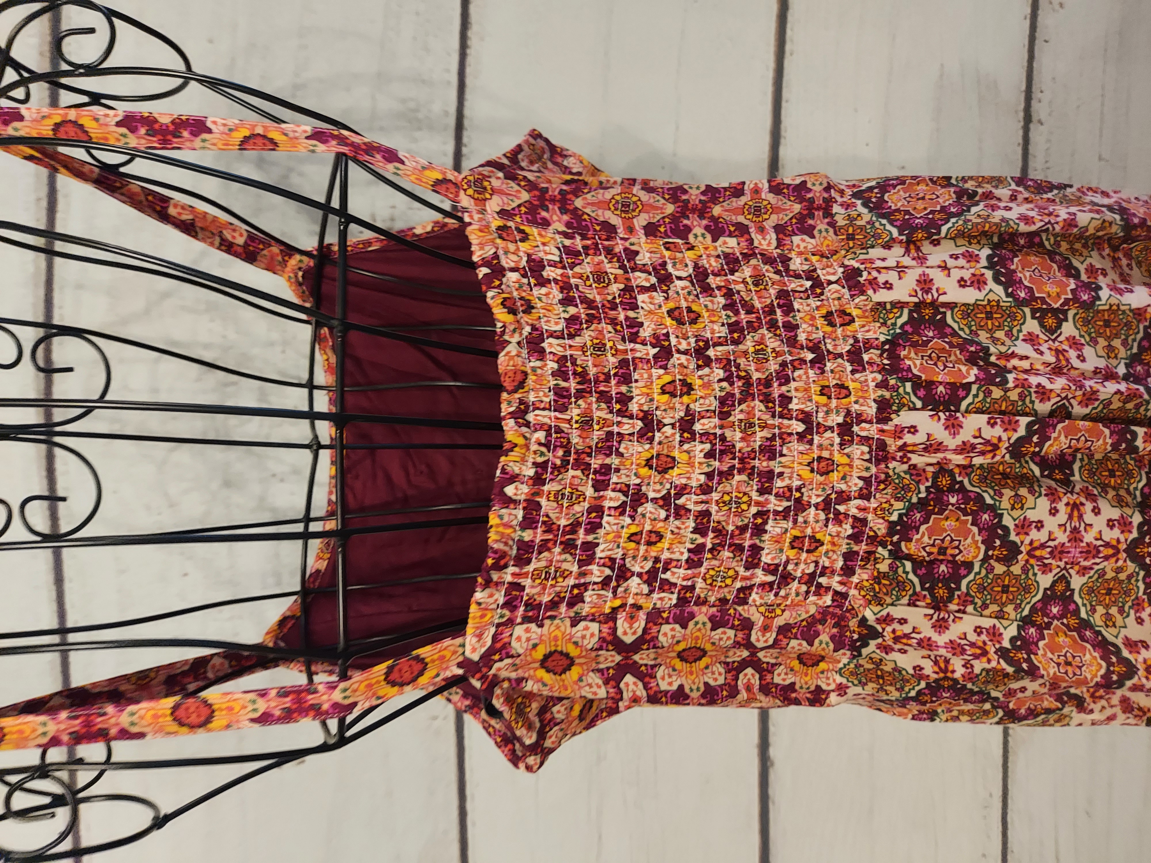 Tu Multicoloured long dress size 14