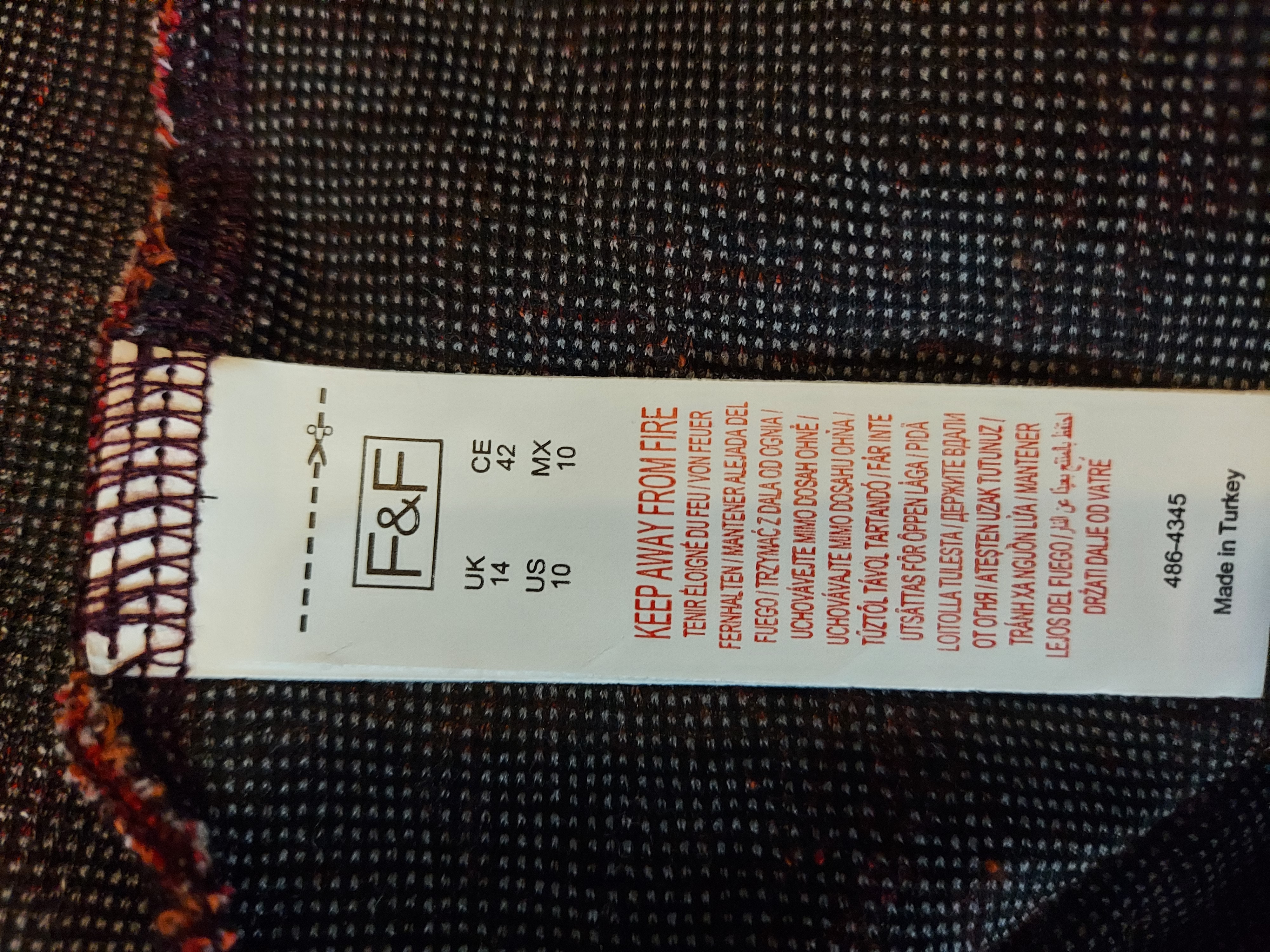 F&F cardigan 3/4 sleeves size 14