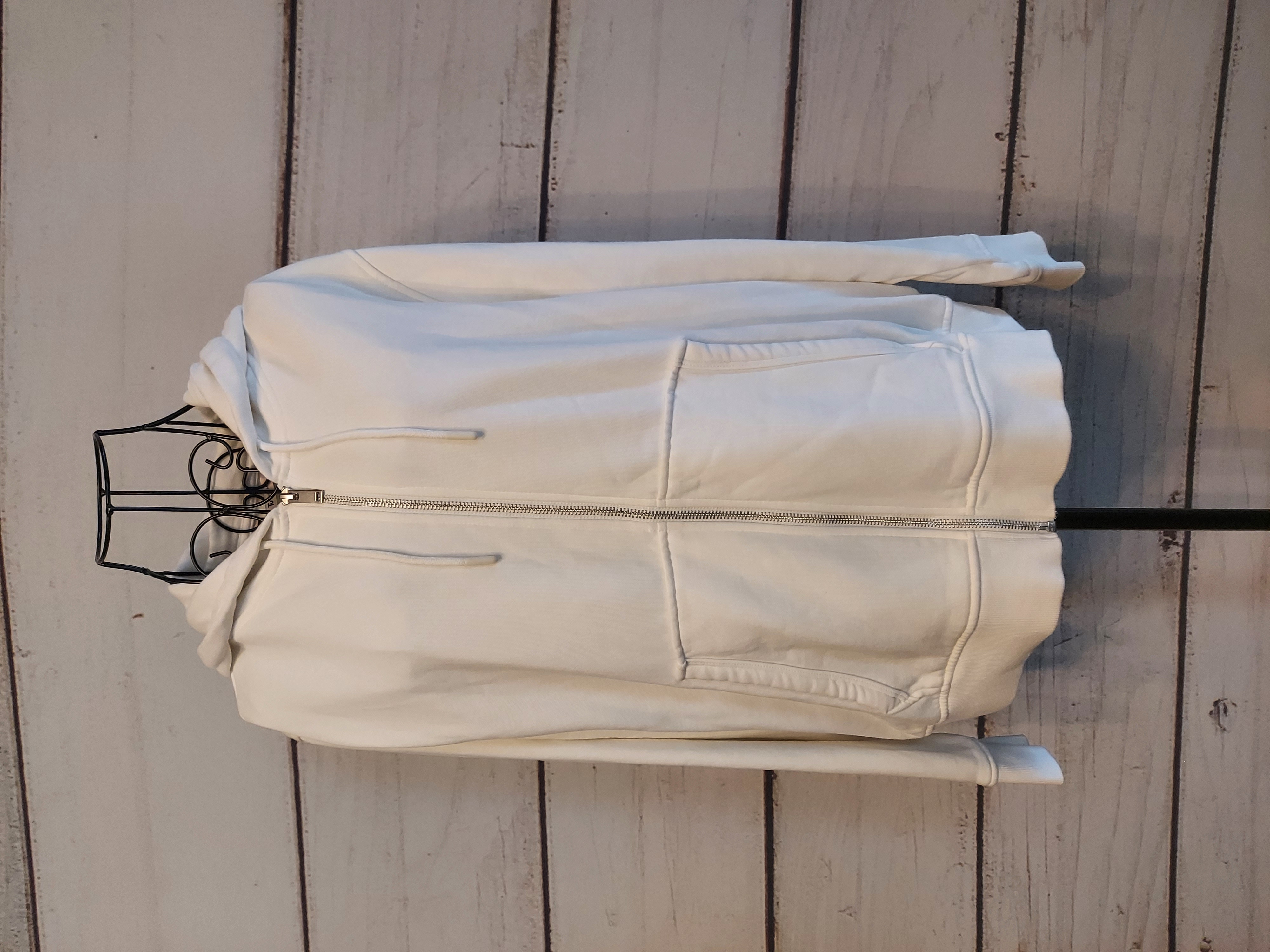 Tu white hoodie warm size L (12-14)