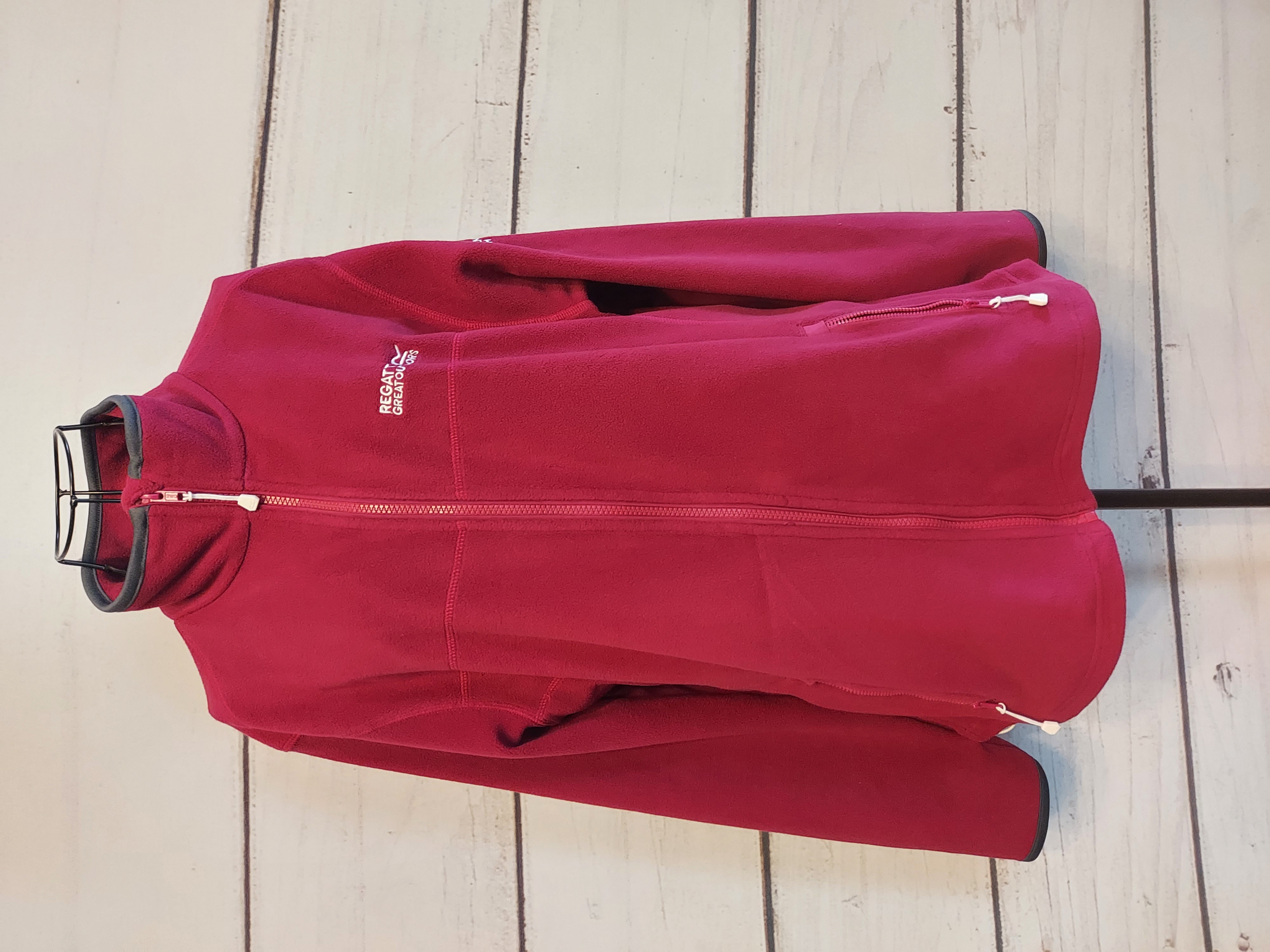 Regatta wine red fleece jumper size 16