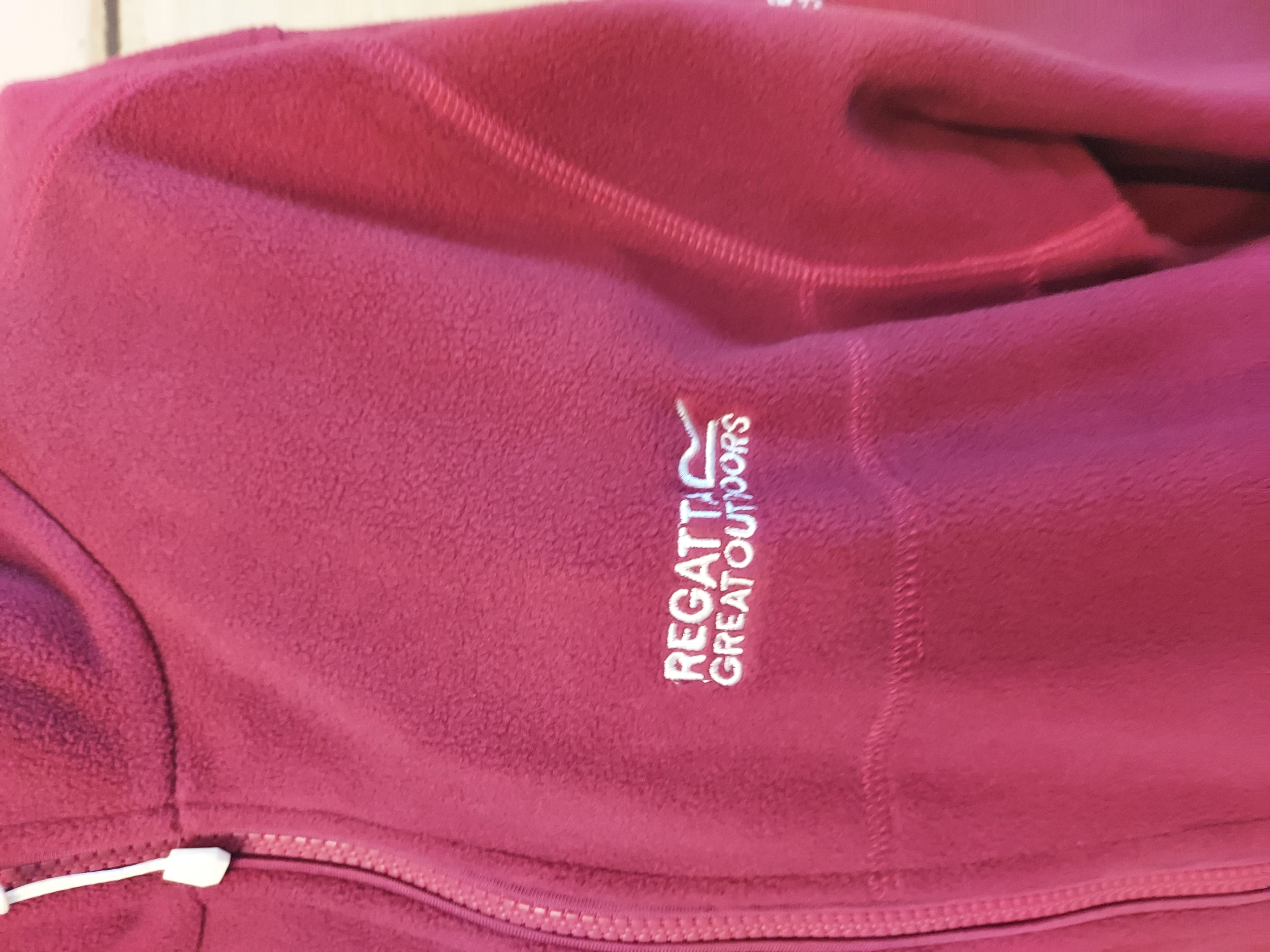 Regatta wine red fleece jumper size 16