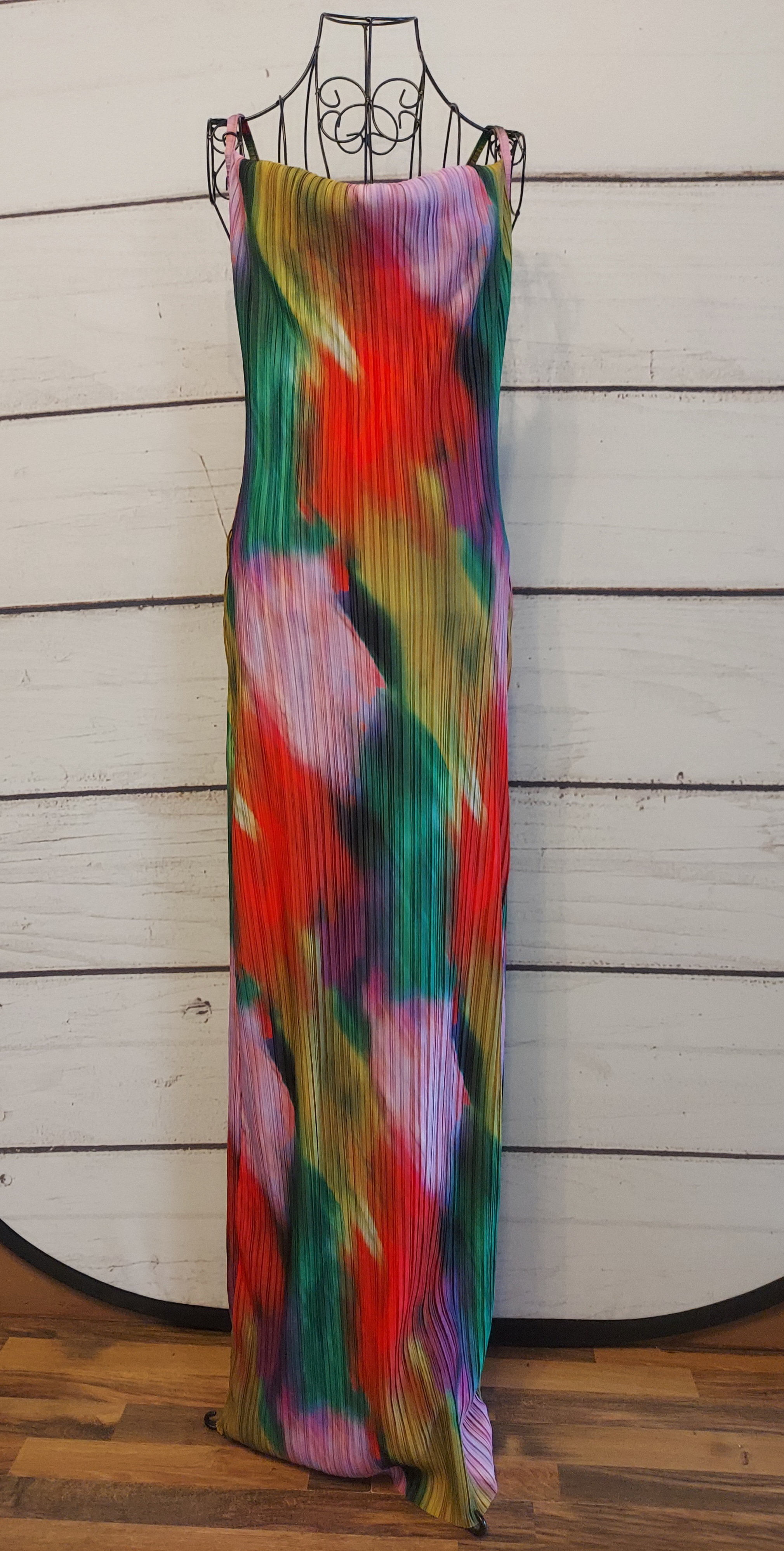 Pretty  Little  Thing Multicoloured long dress size 16