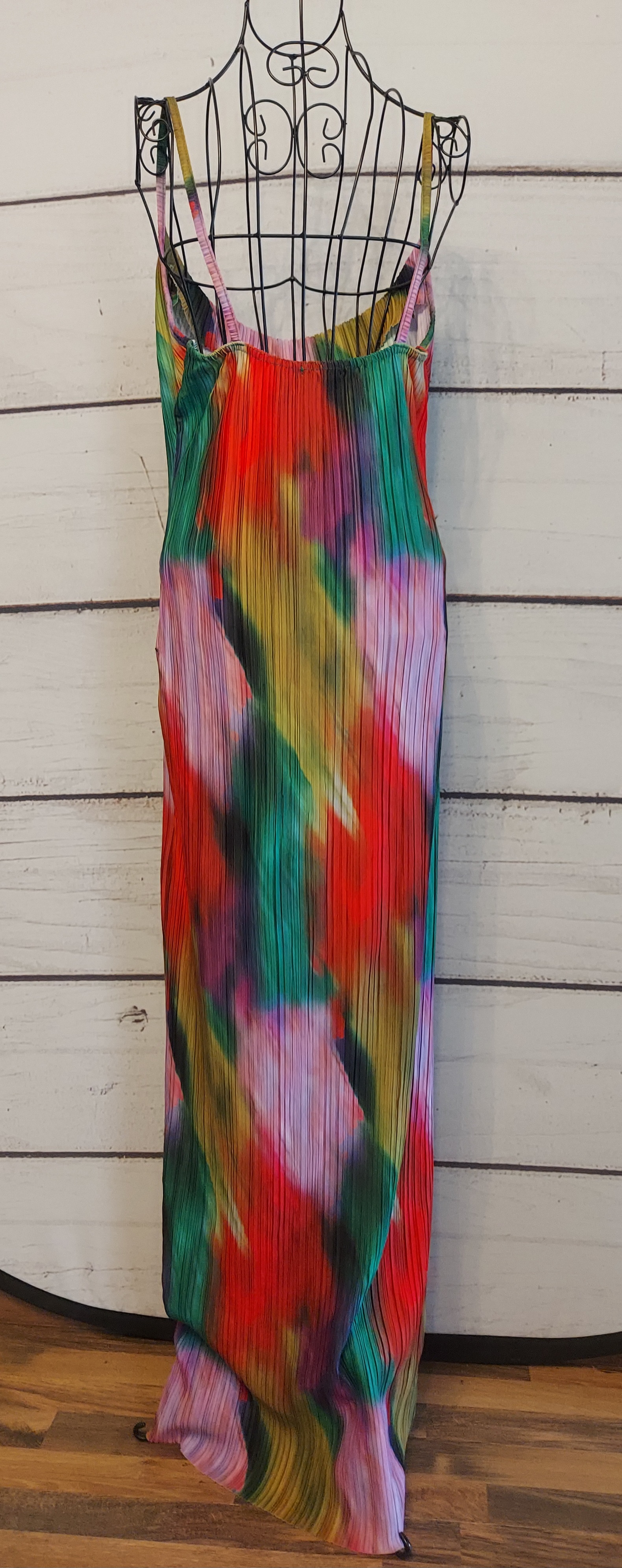 Pretty  Little  Thing Multicoloured long dress size 16