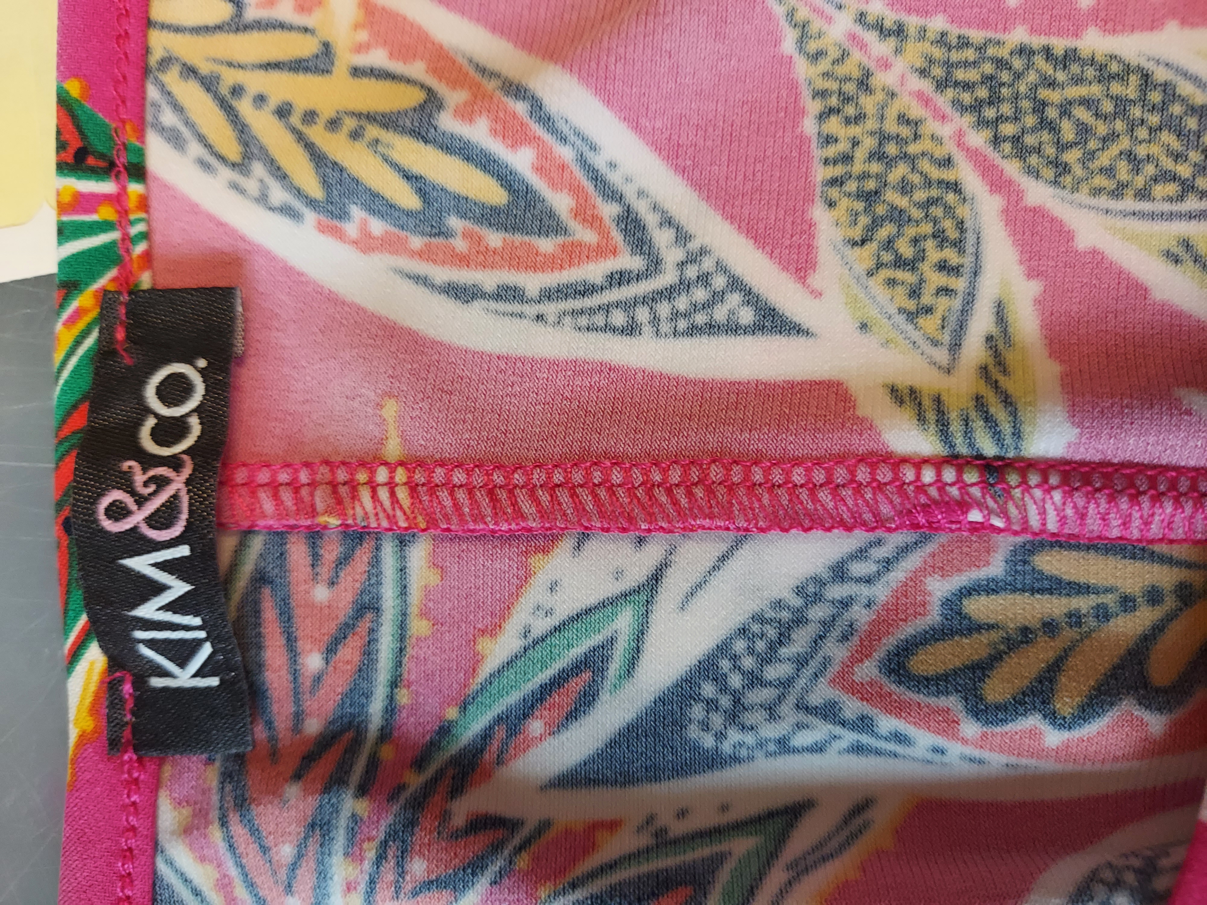 Kim&Co pink long dress size 16