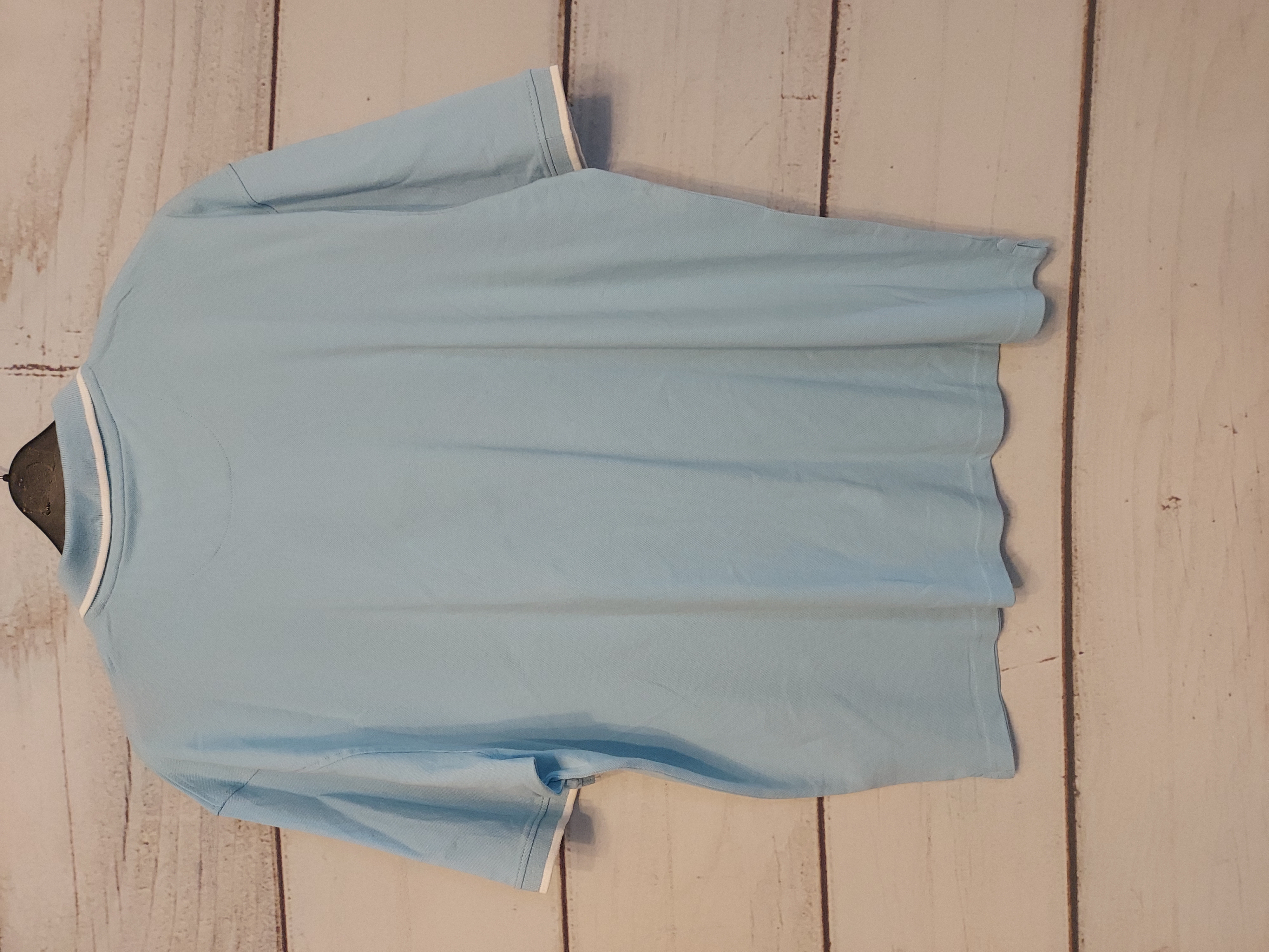 James Pringle light blue polo shirt size 2XL