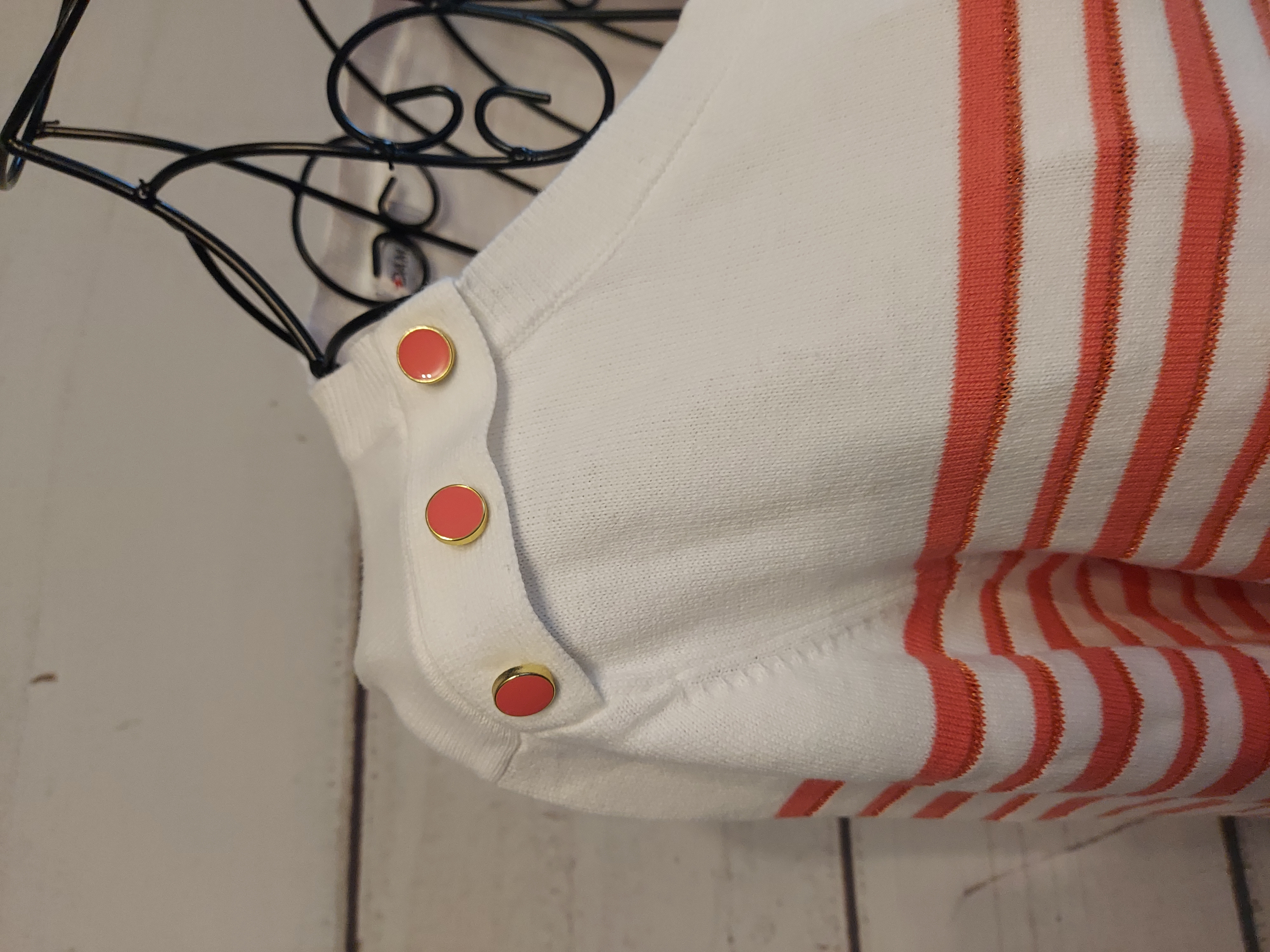 Damart white sweater size 14-16