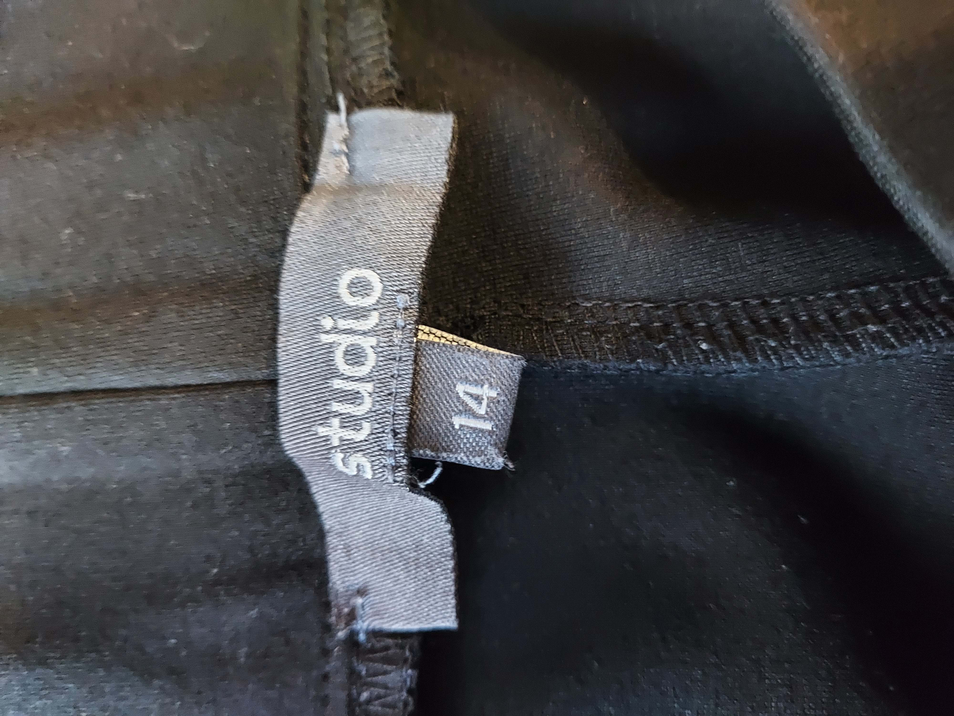 Studio black trousers size 14