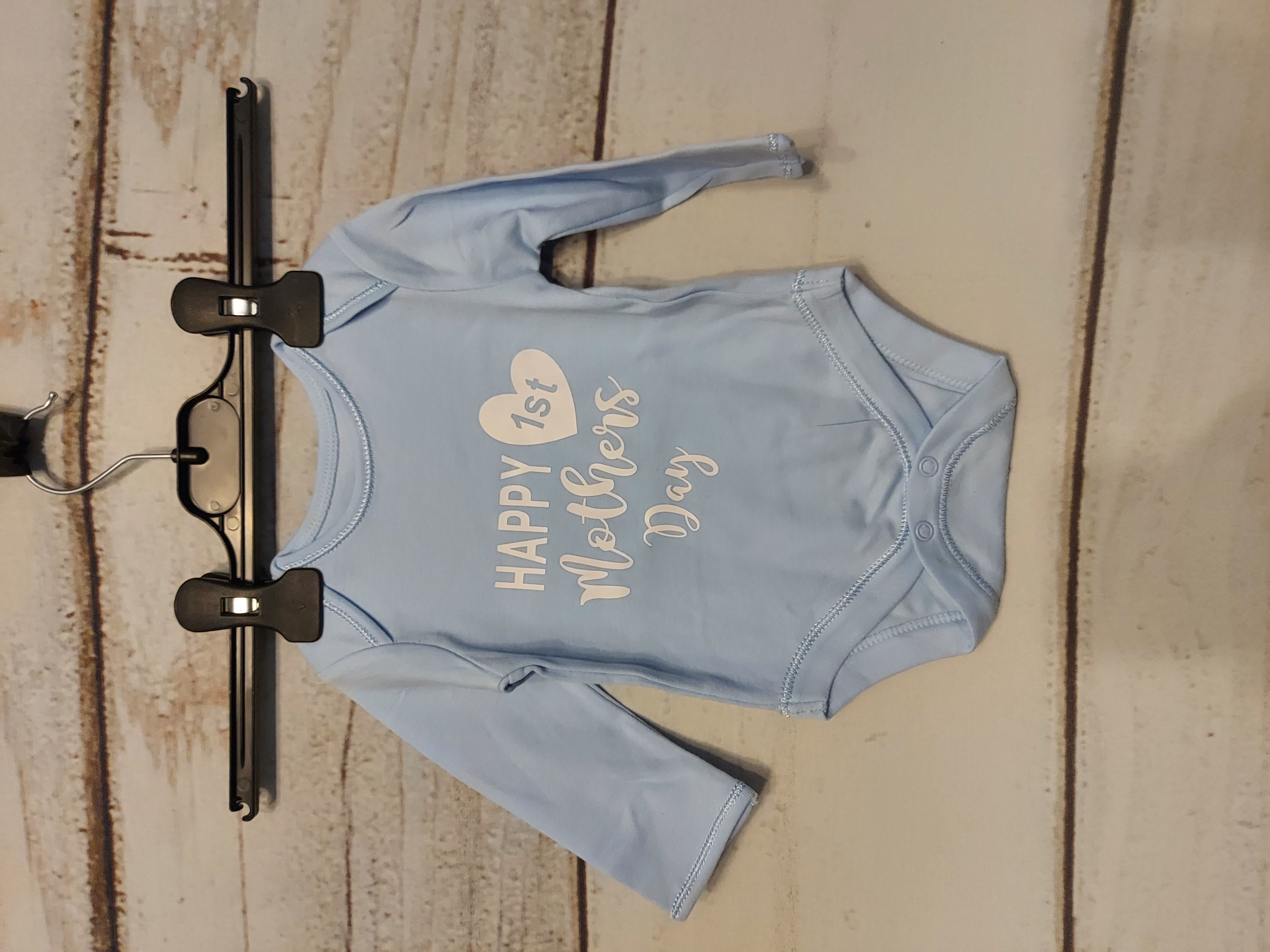 George light blue bodysuit 0-3 months 
