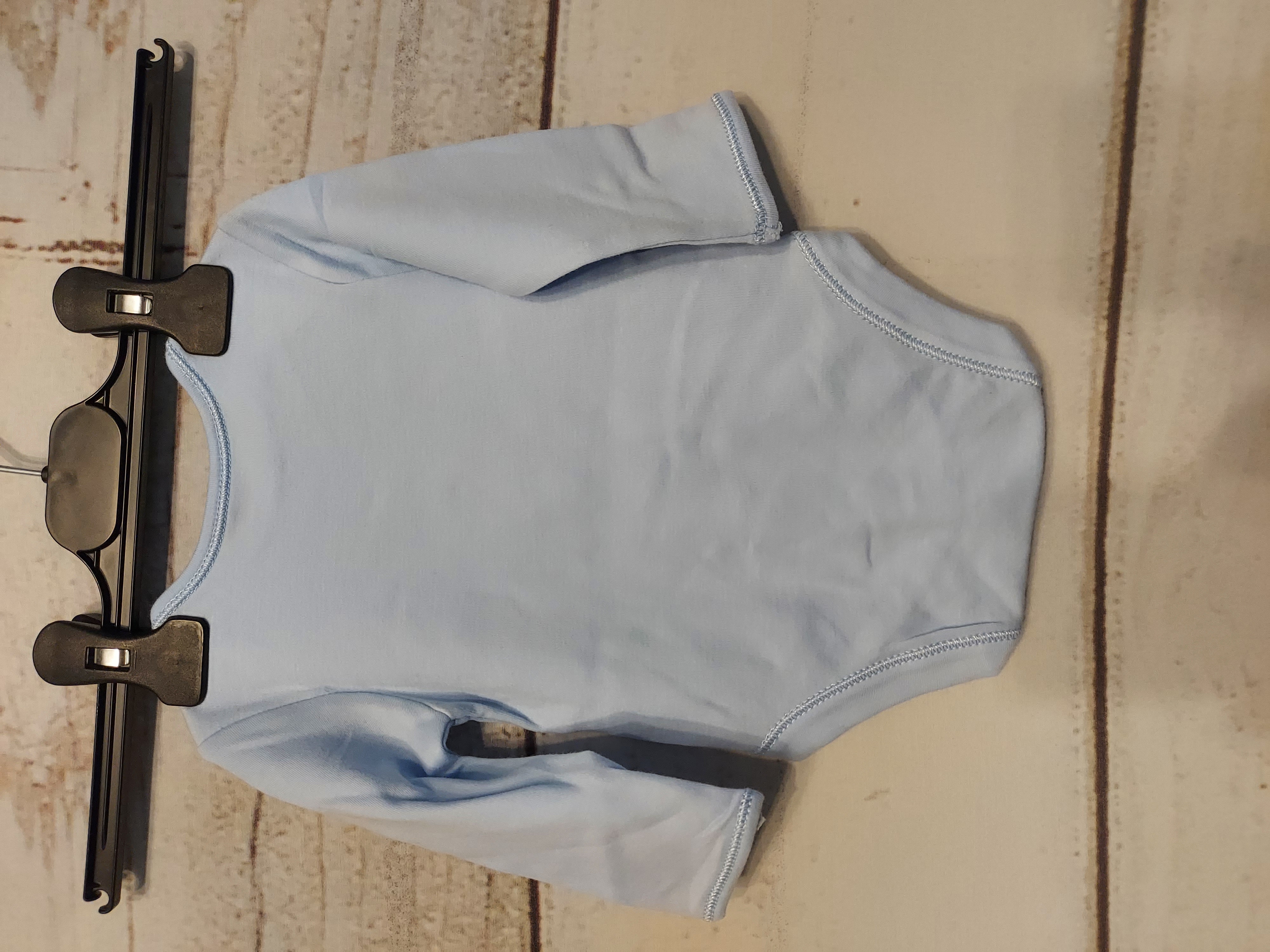 George light blue bodysuit 0-3 months 