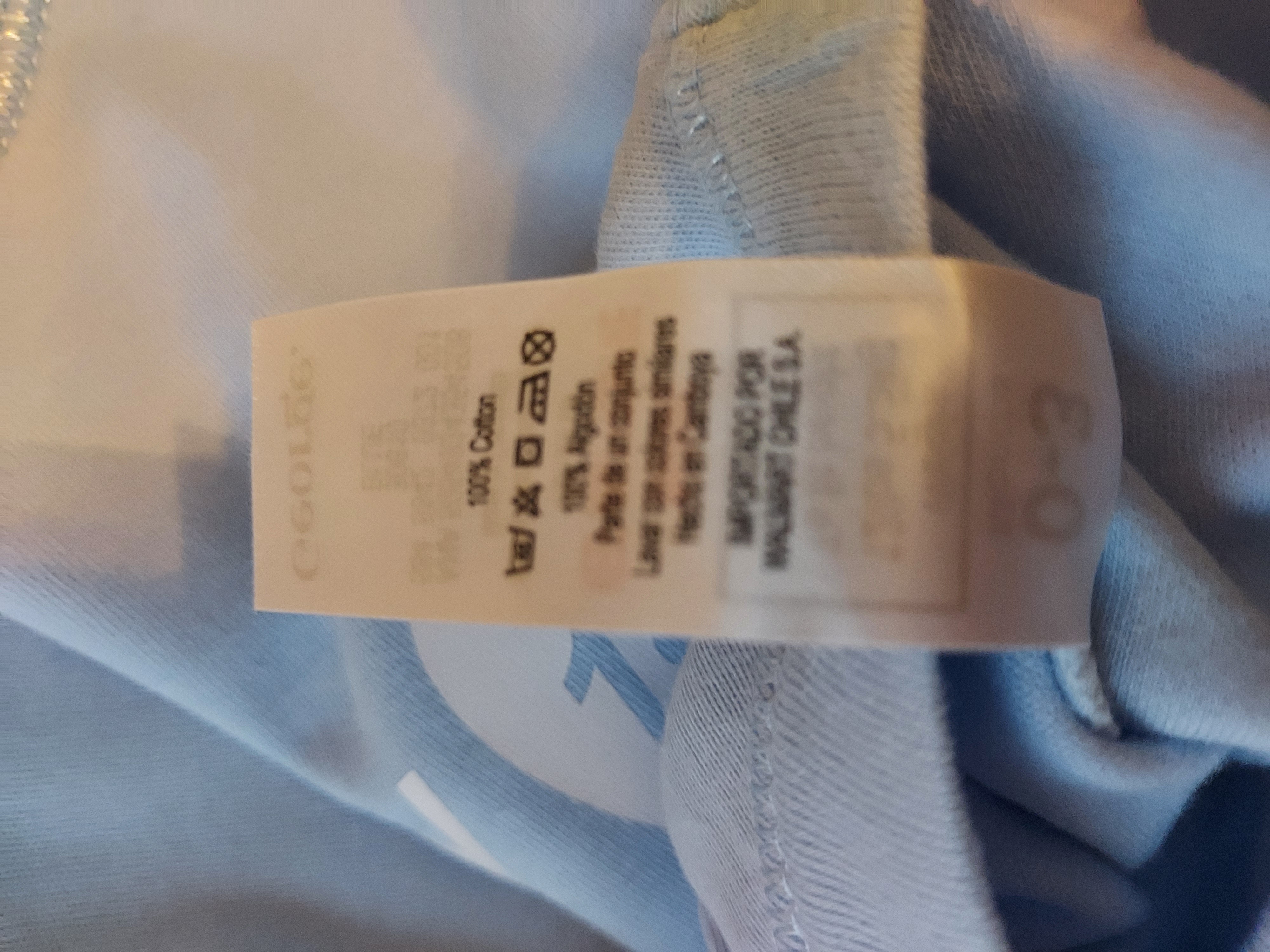 George light blue bodysuit 0-3 months 
