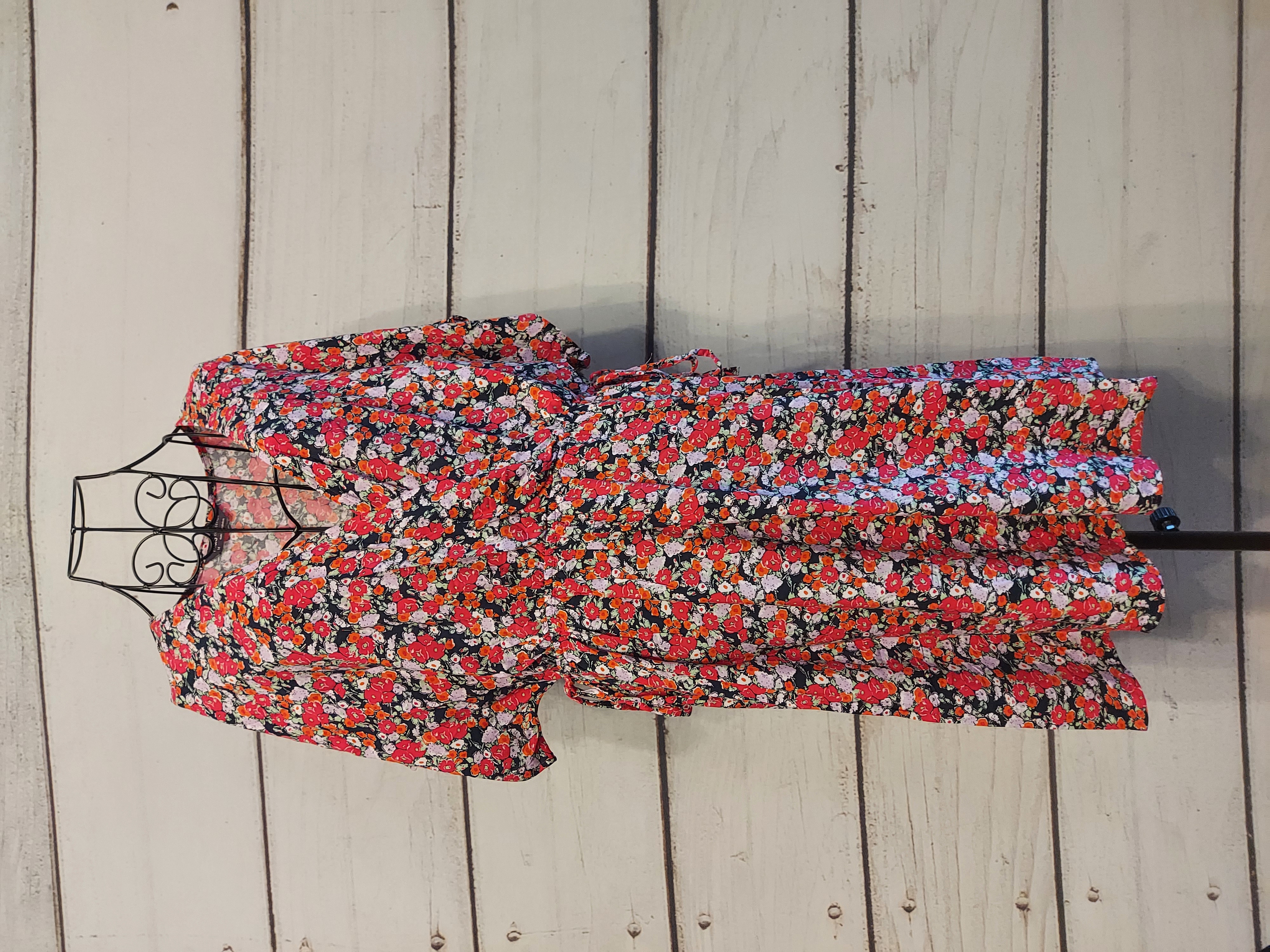 M&S floral print dress size 14