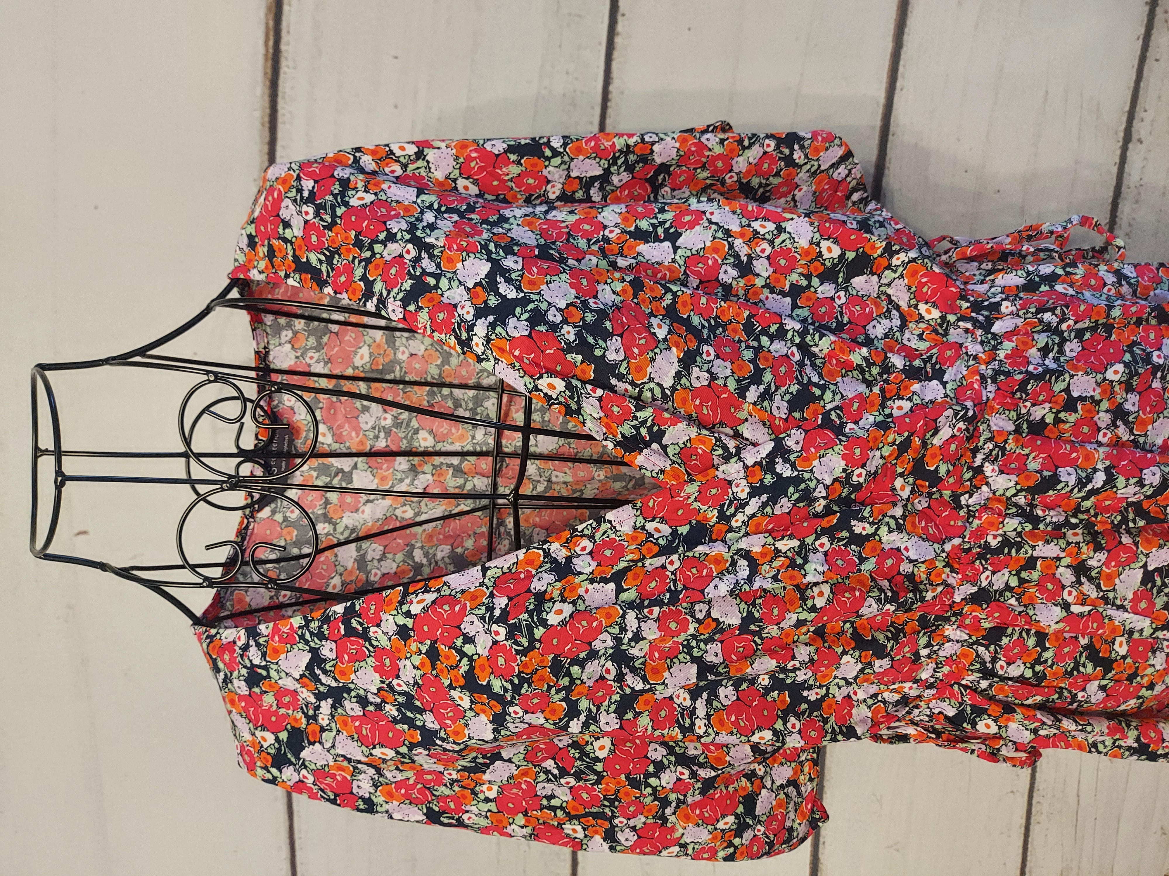 M&S floral print dress size 14