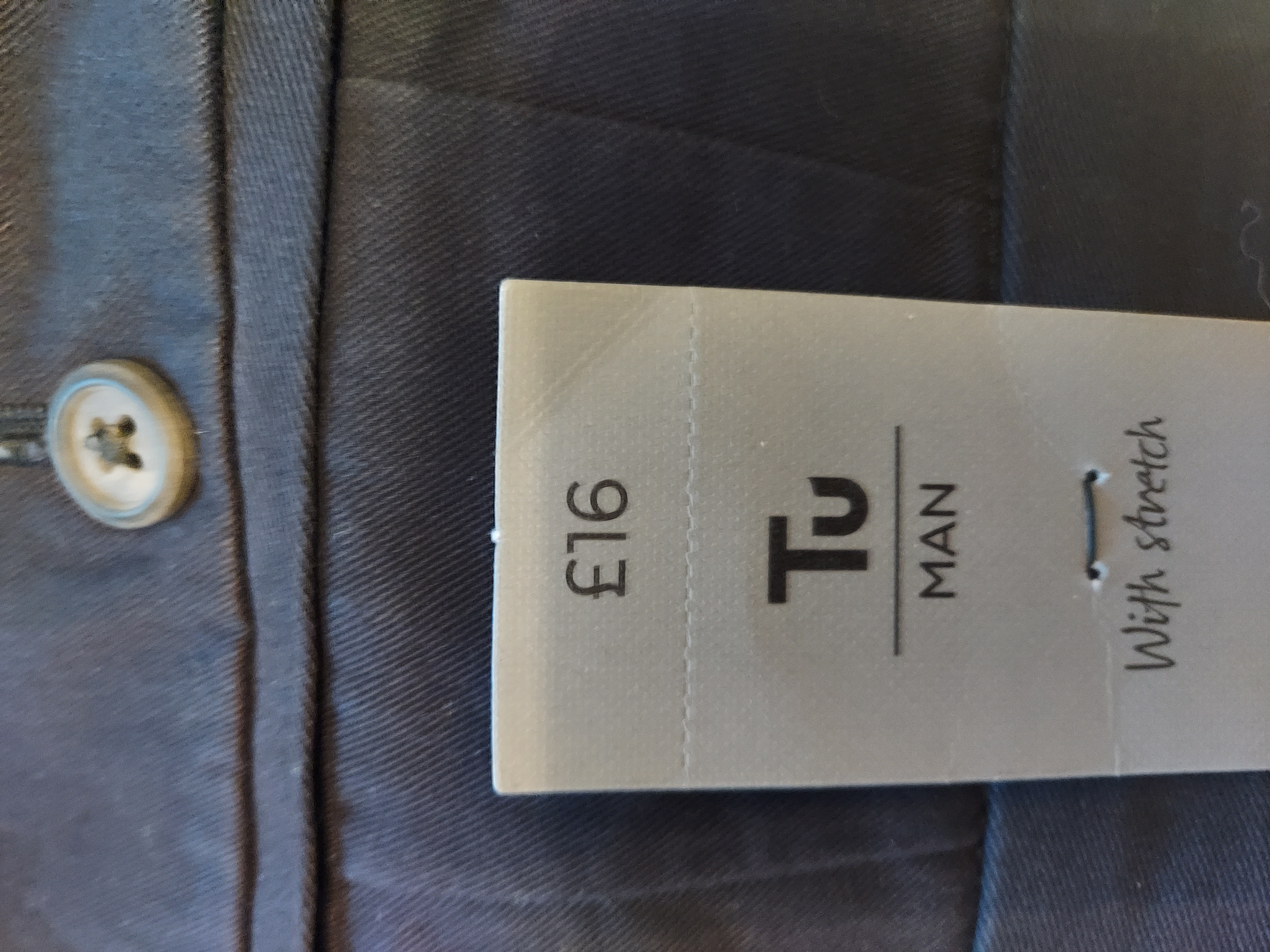 Tu navy blue trousers W36 L34