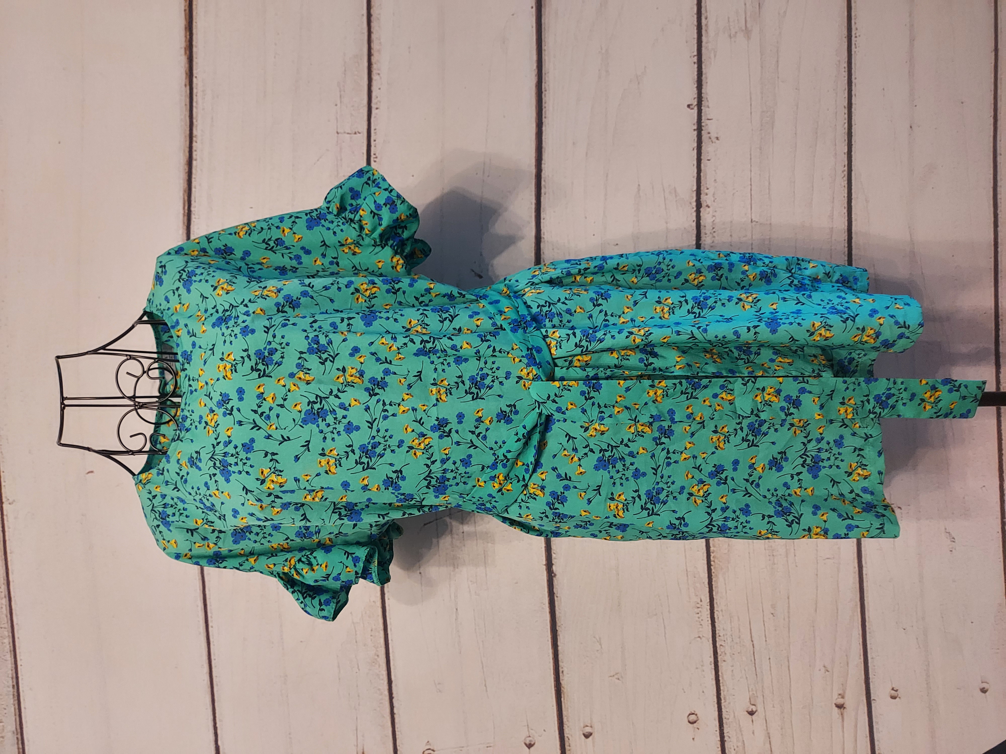 Papaya green dress size 16