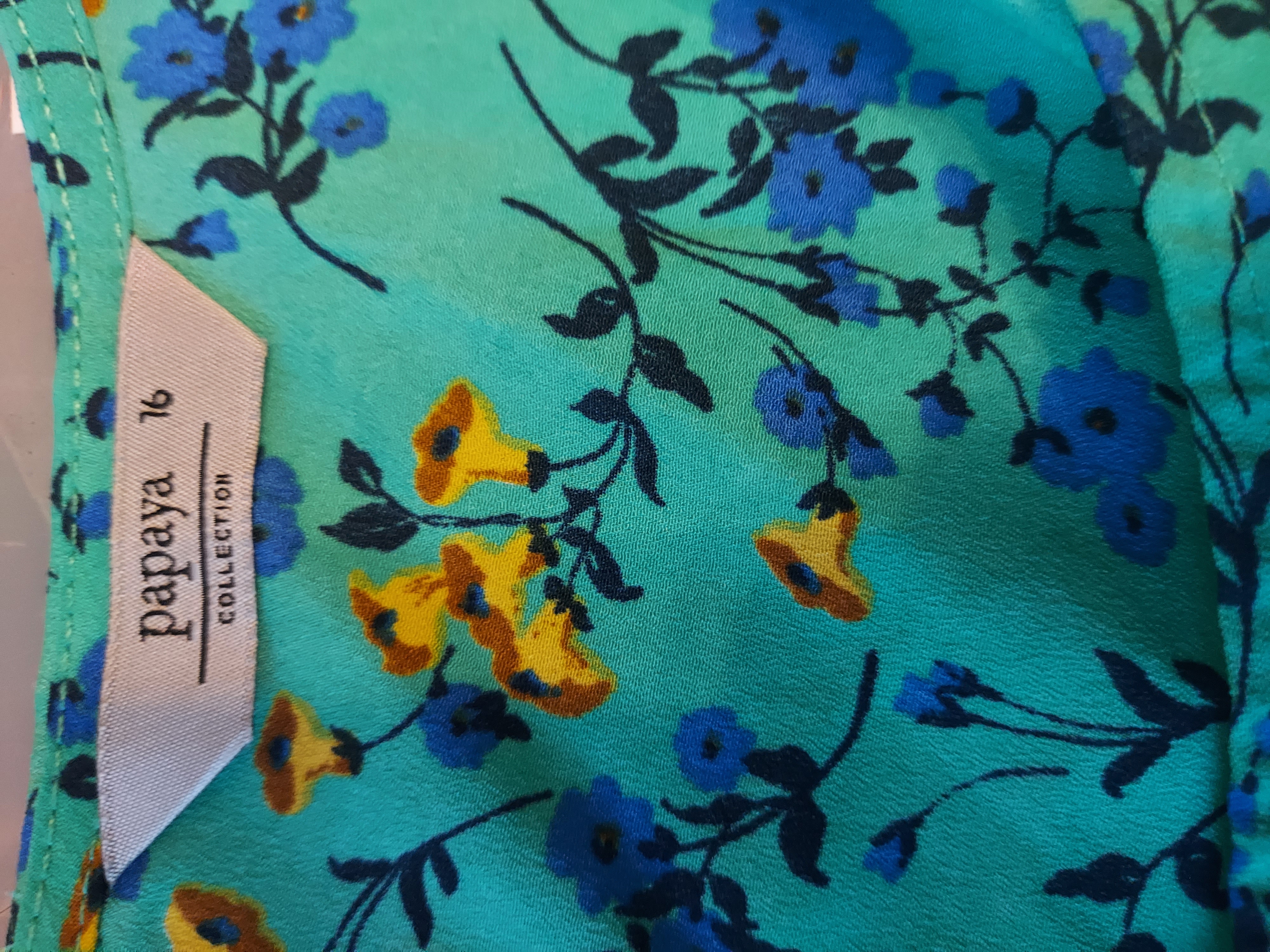 Papaya green dress size 16