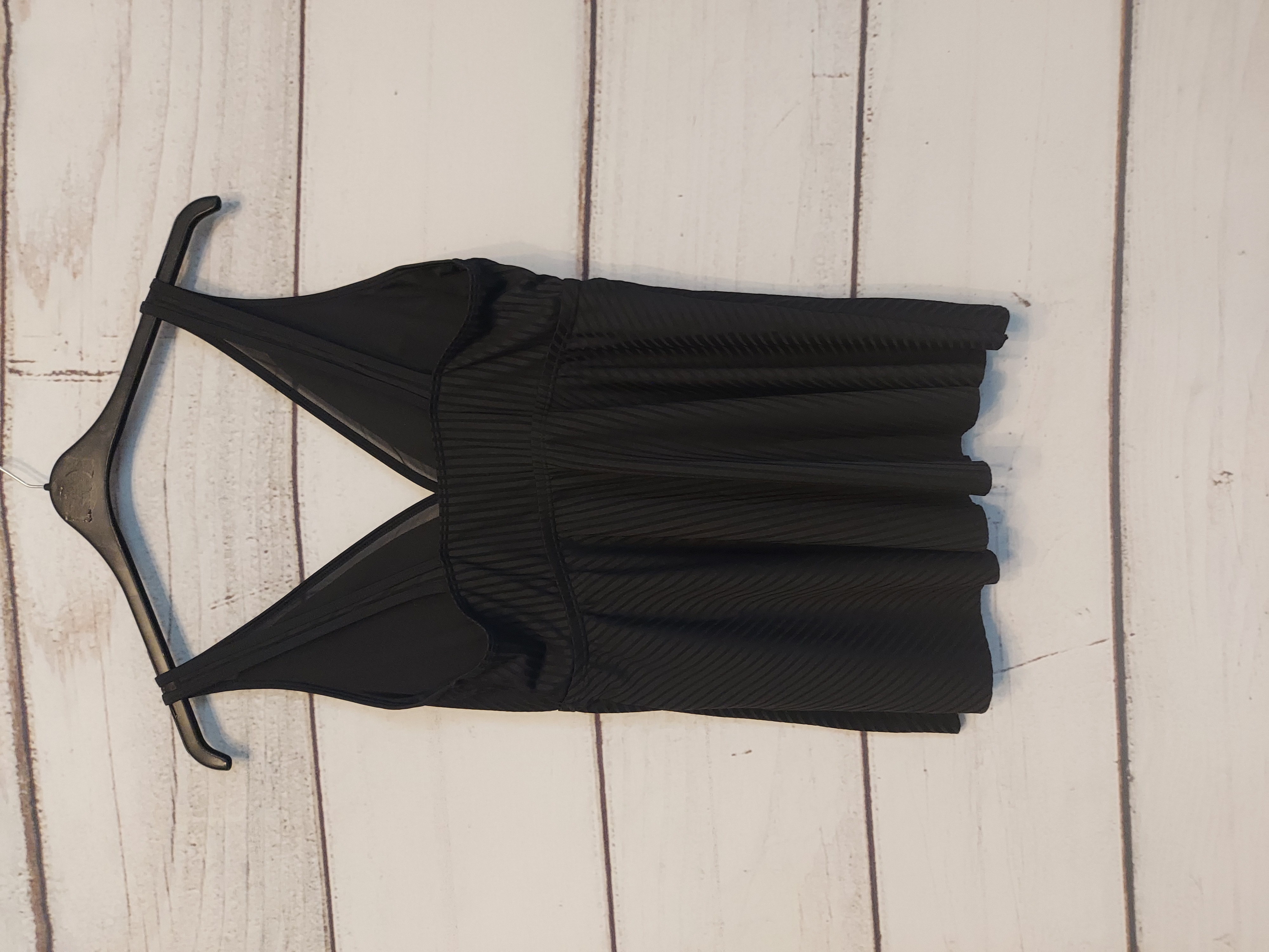 Shein black 2 part swim set size 1XL (14-16)