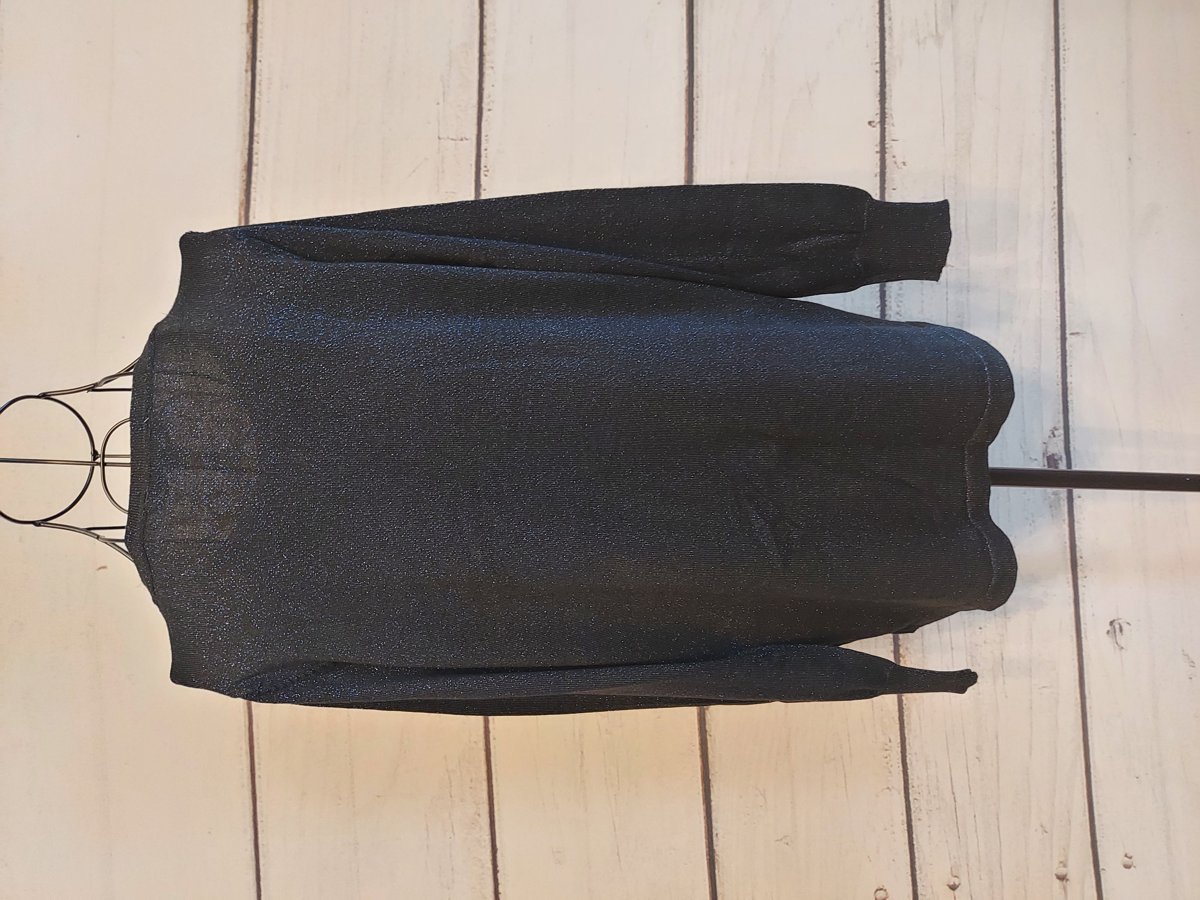 Bonmarche sweater buttons up black size 16/18