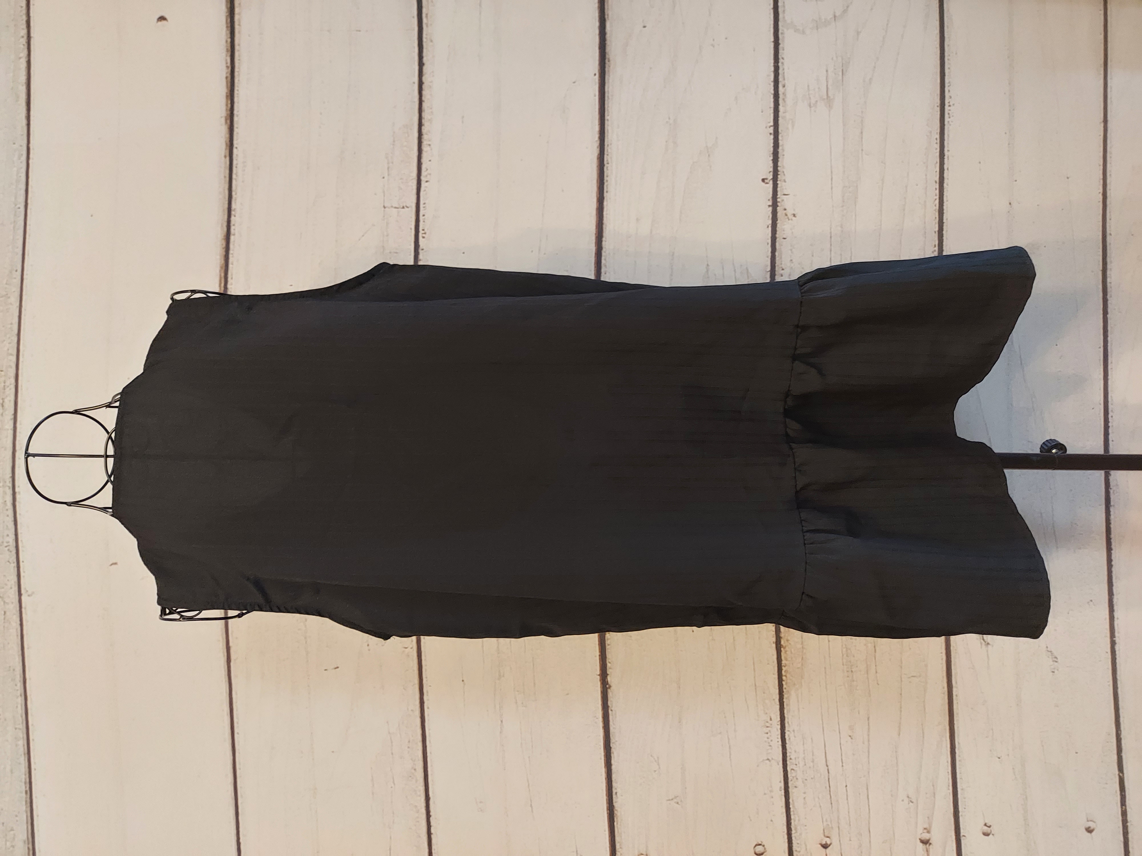 Unbranded black button up dress size XL 
