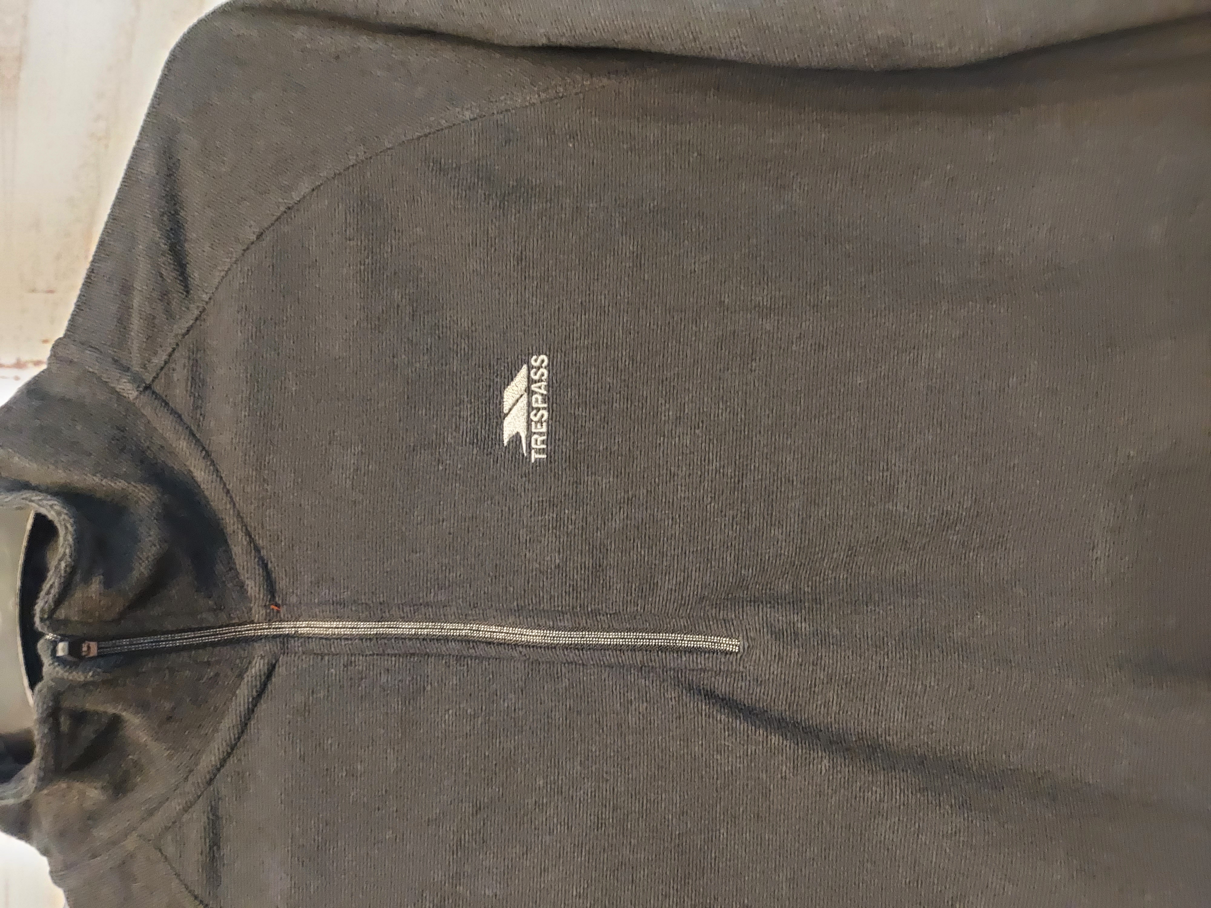 Trespass dark grey fleece jumper size L
