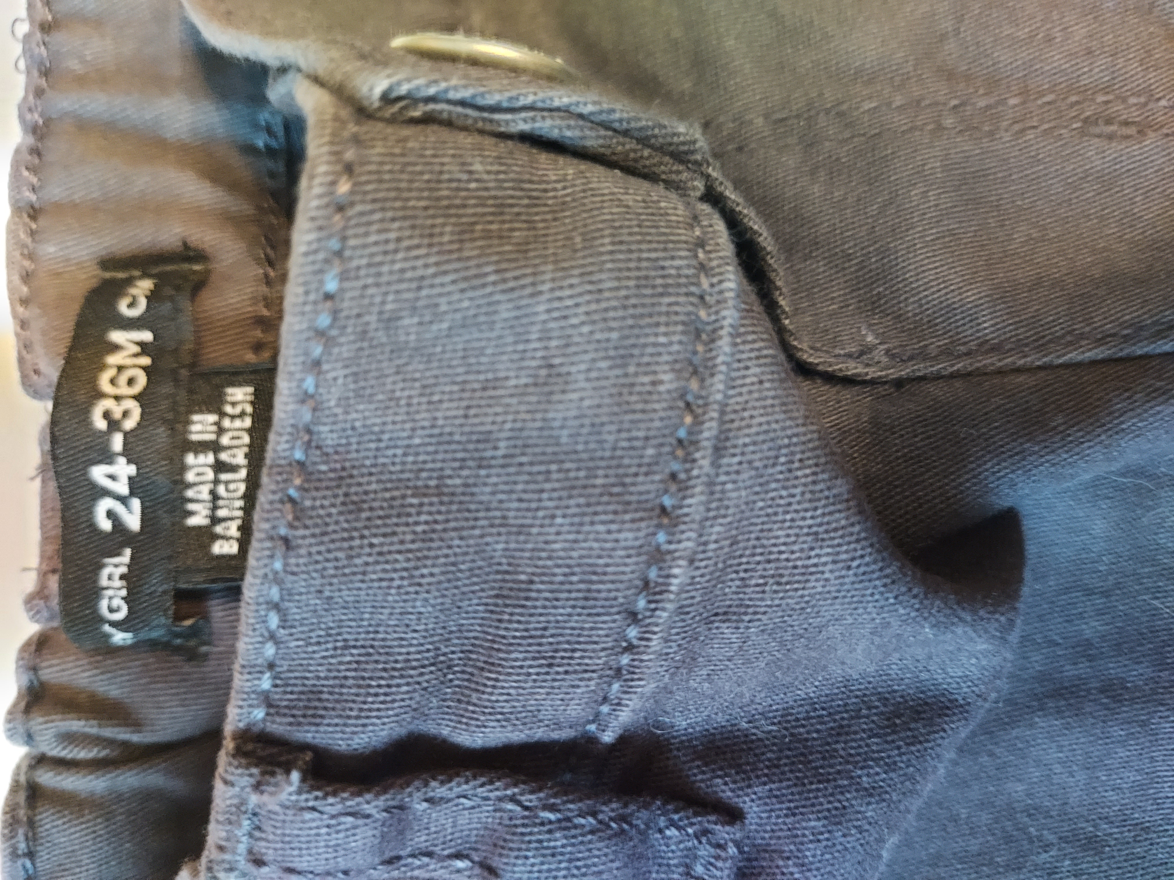 Primark dark grey trousers 24-36 months girl 