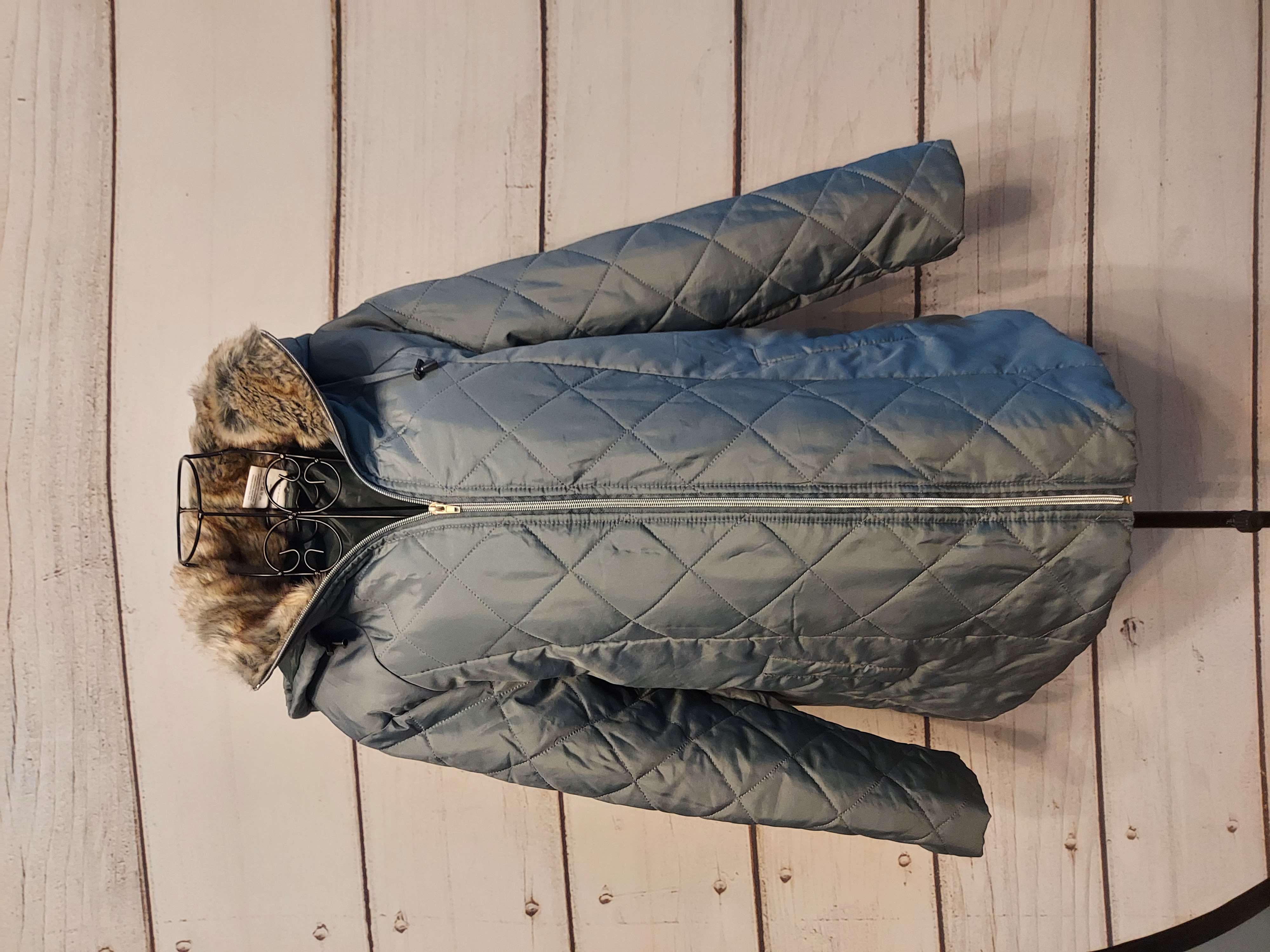 Anne De Lancay grey coat size M