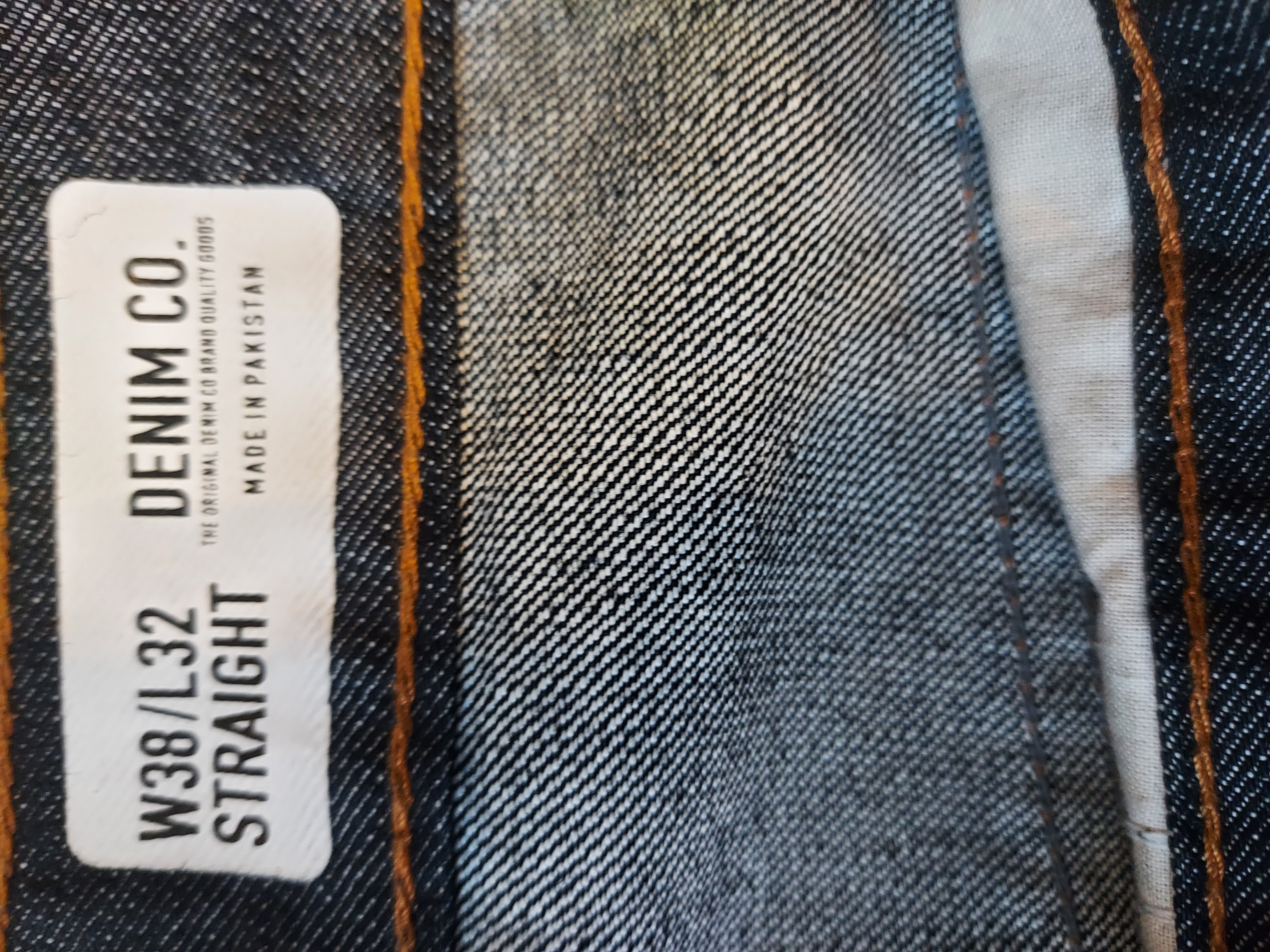 Denim.co blue jeans W38 L32