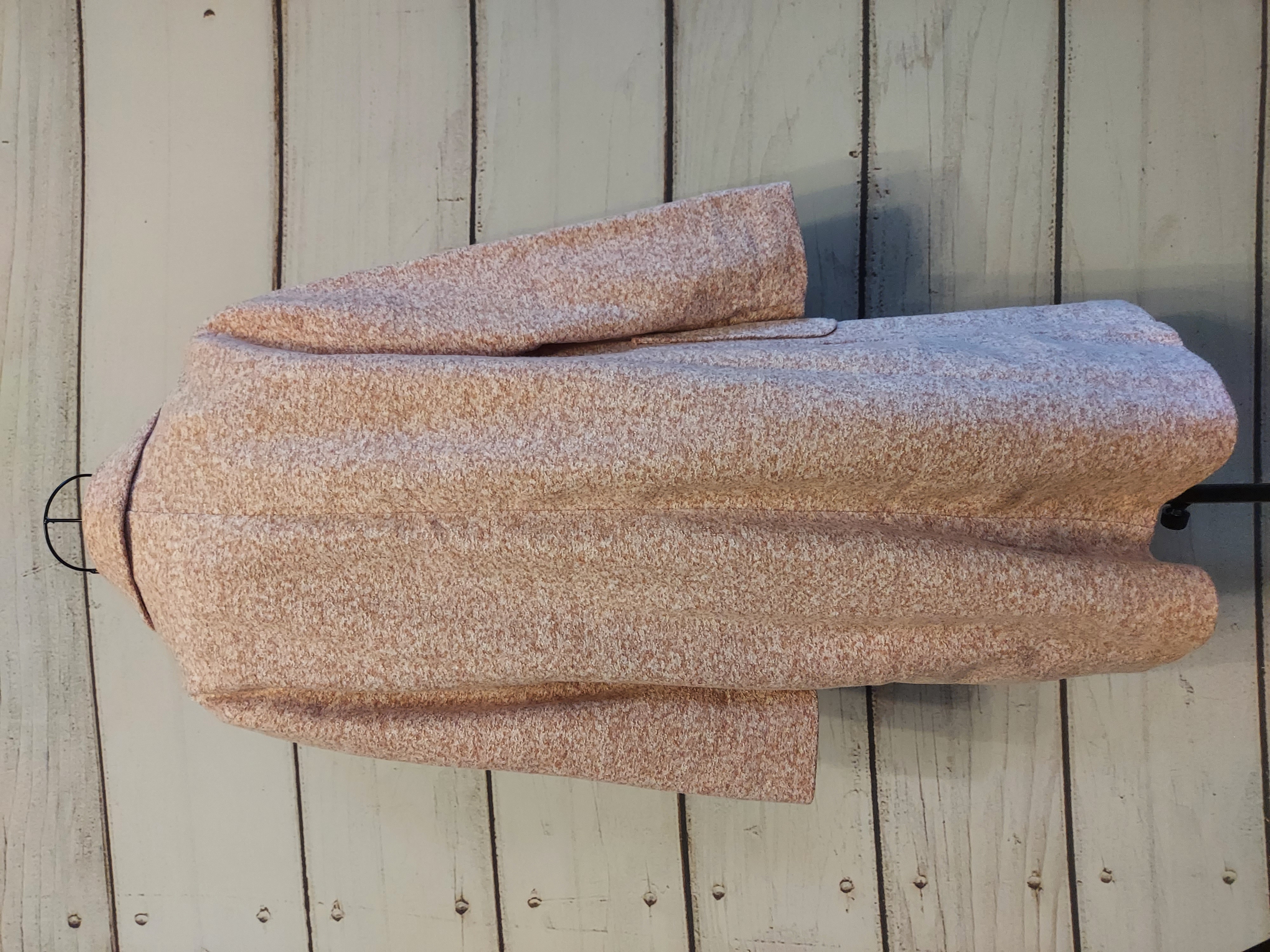 Roman blush and white colour coat size 10