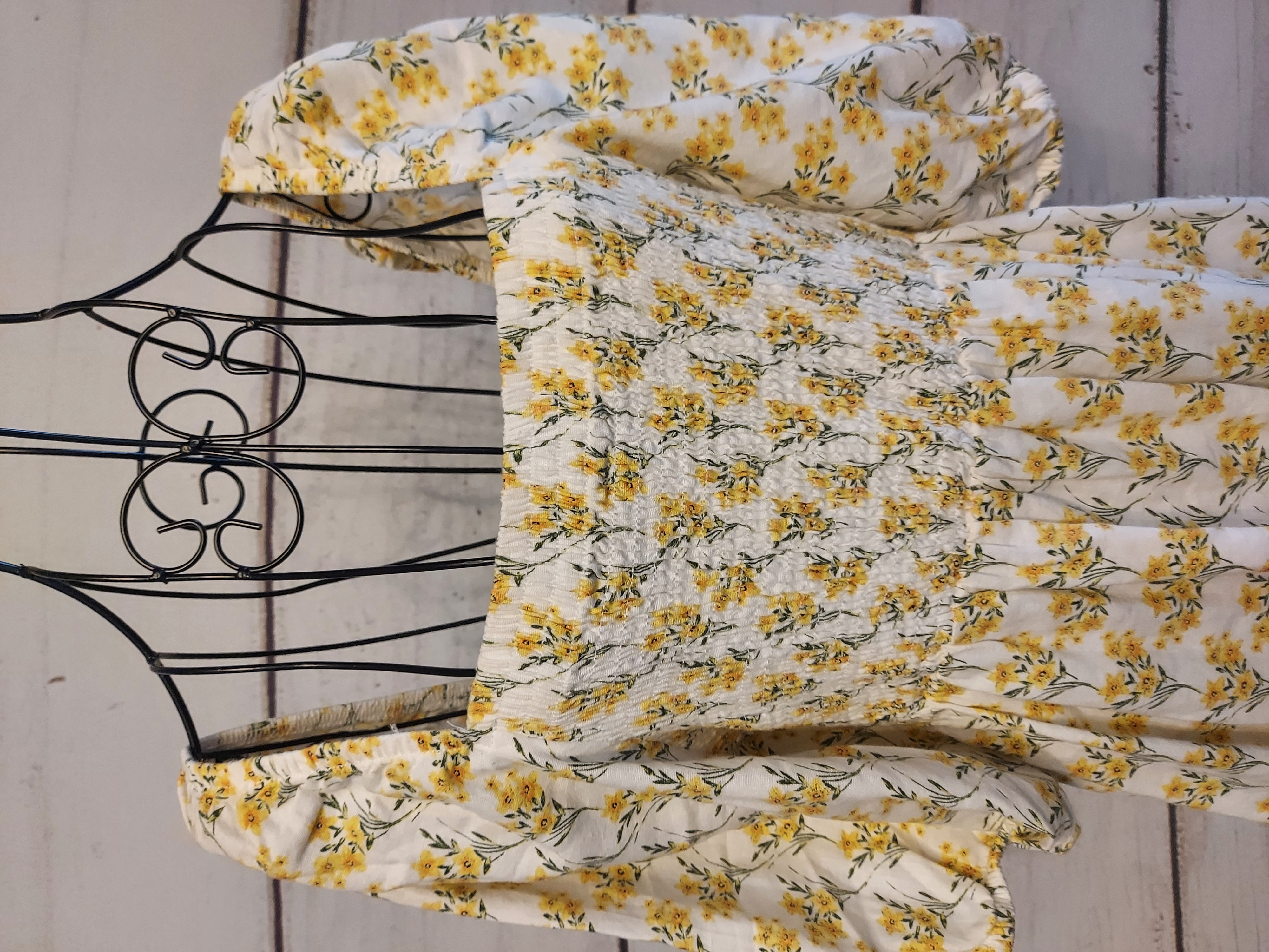 Papaya white floral print dress size 12