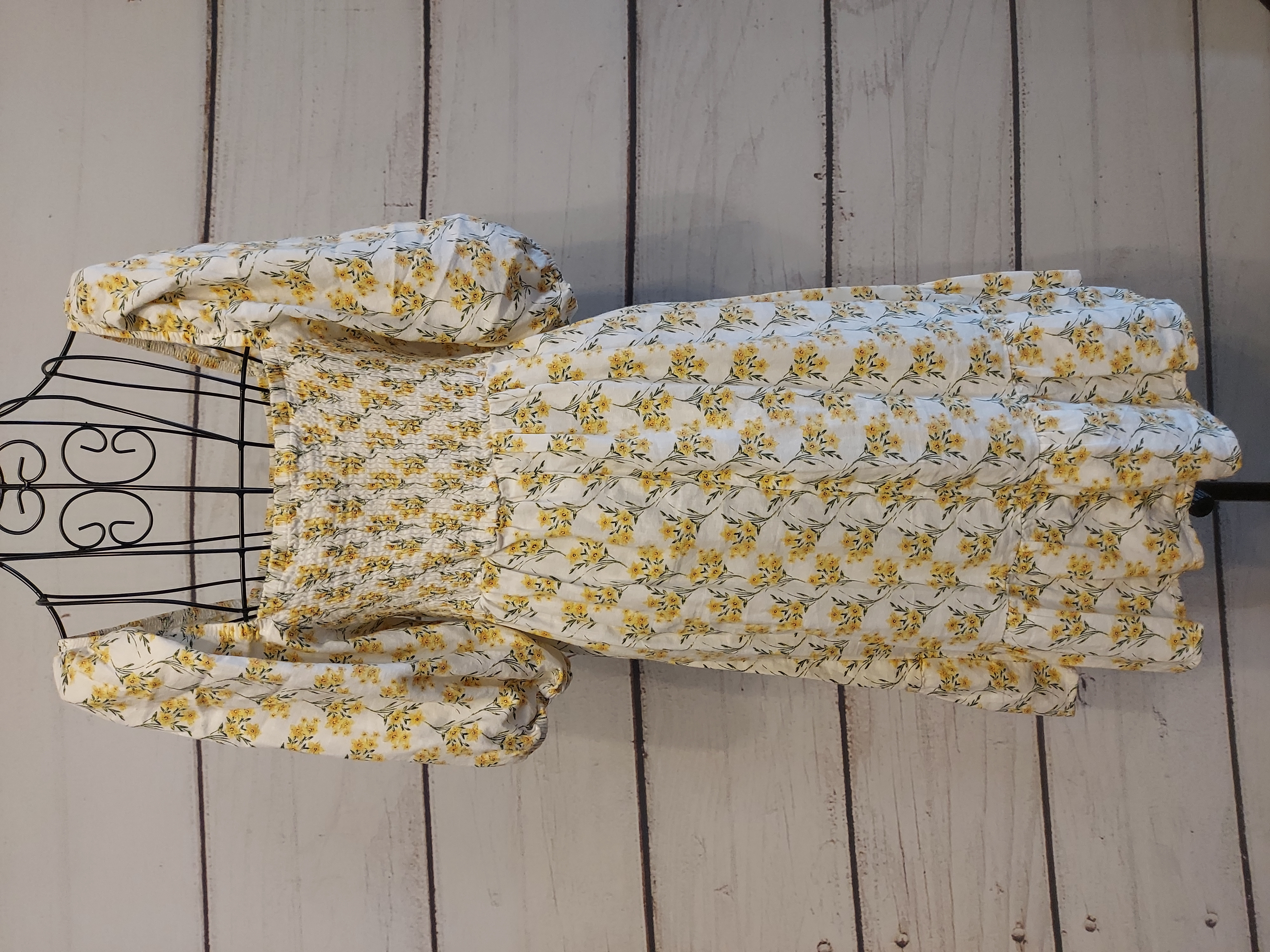 Papaya white floral print dress size 12