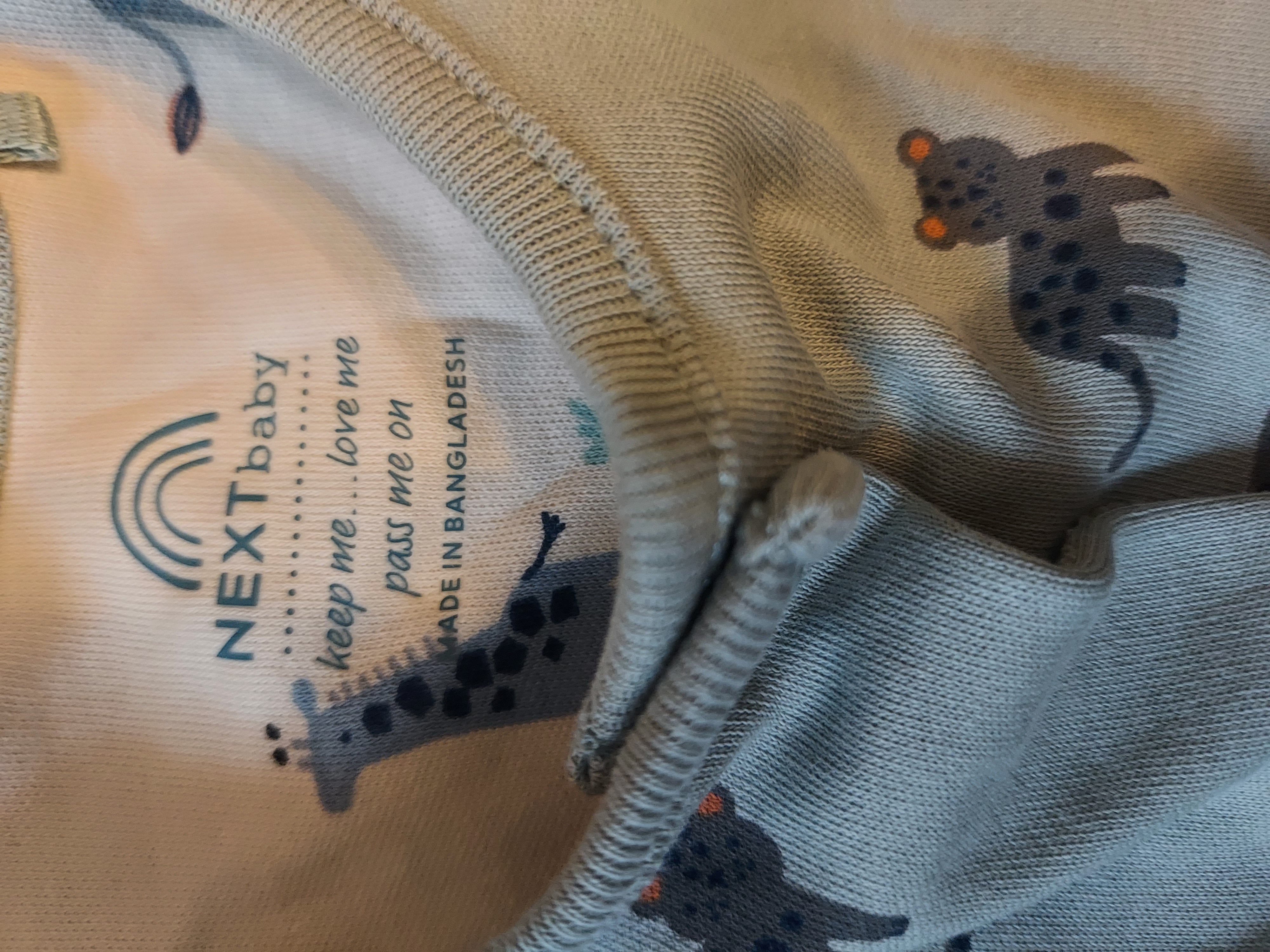 Next sleepsuit 6-9 months boy