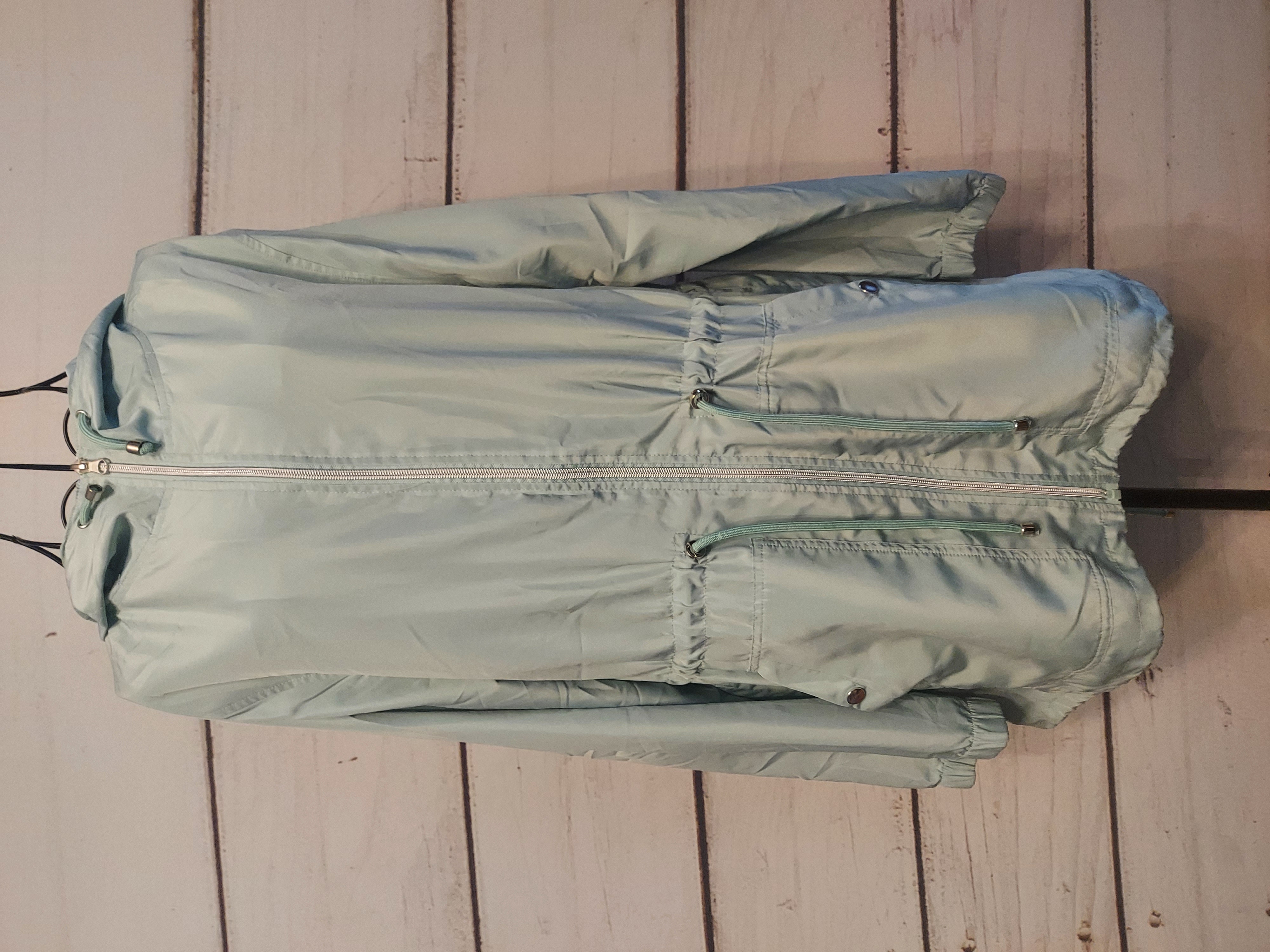 Primark mint colour coat size L (14-16)