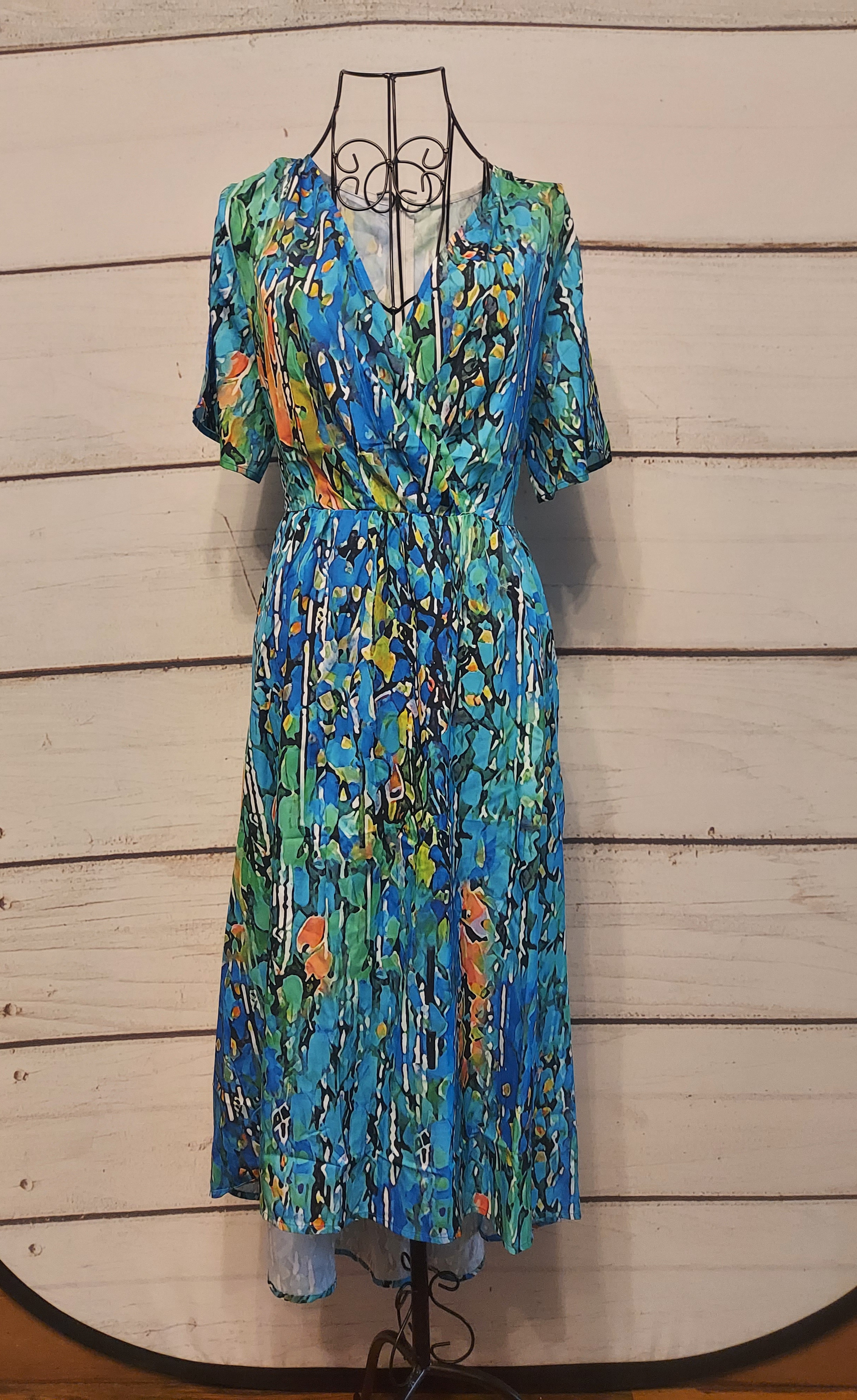 Unbranded multicoloured dress size L