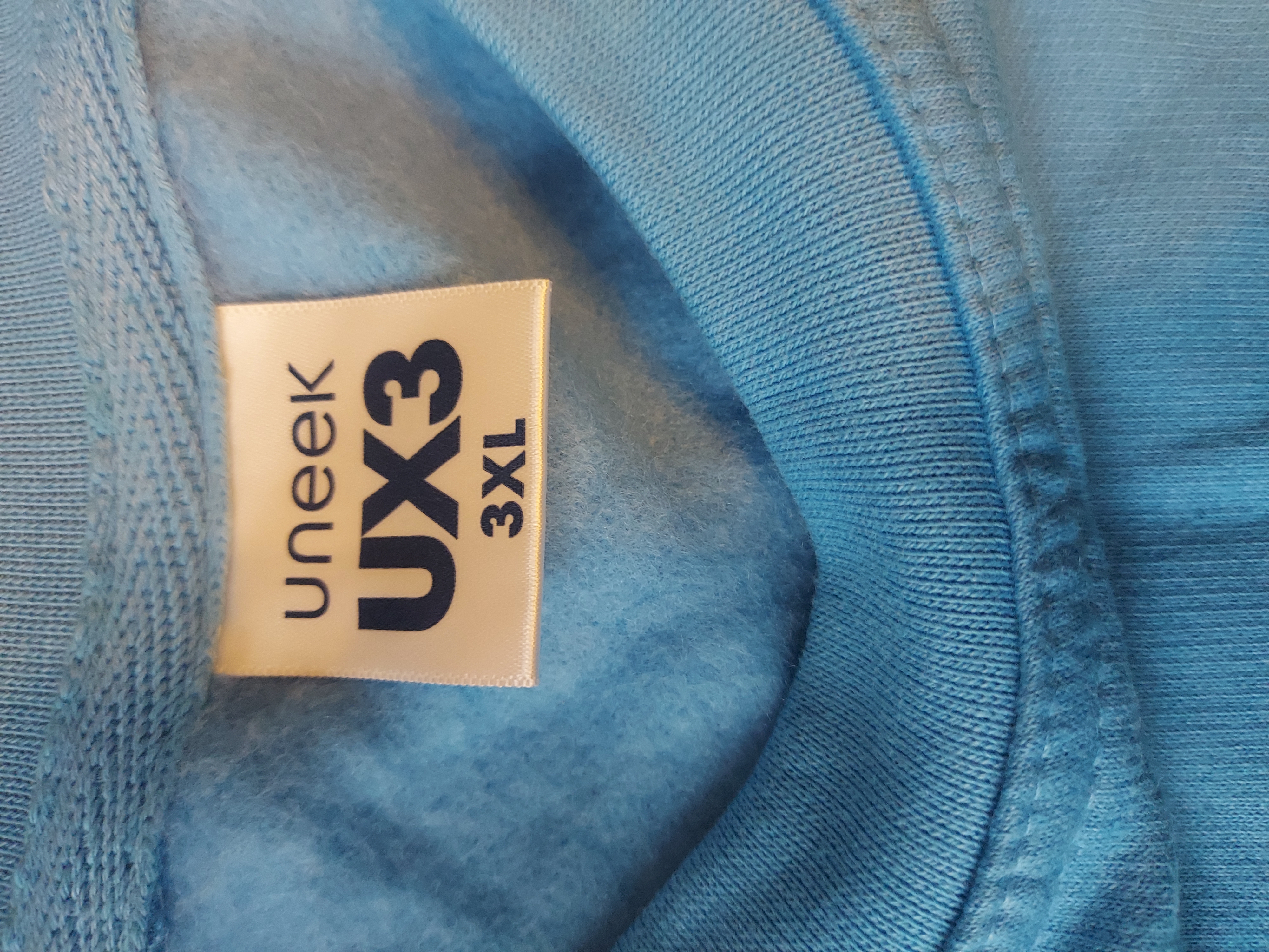 Uneek light blue warm jumper size 3XL 