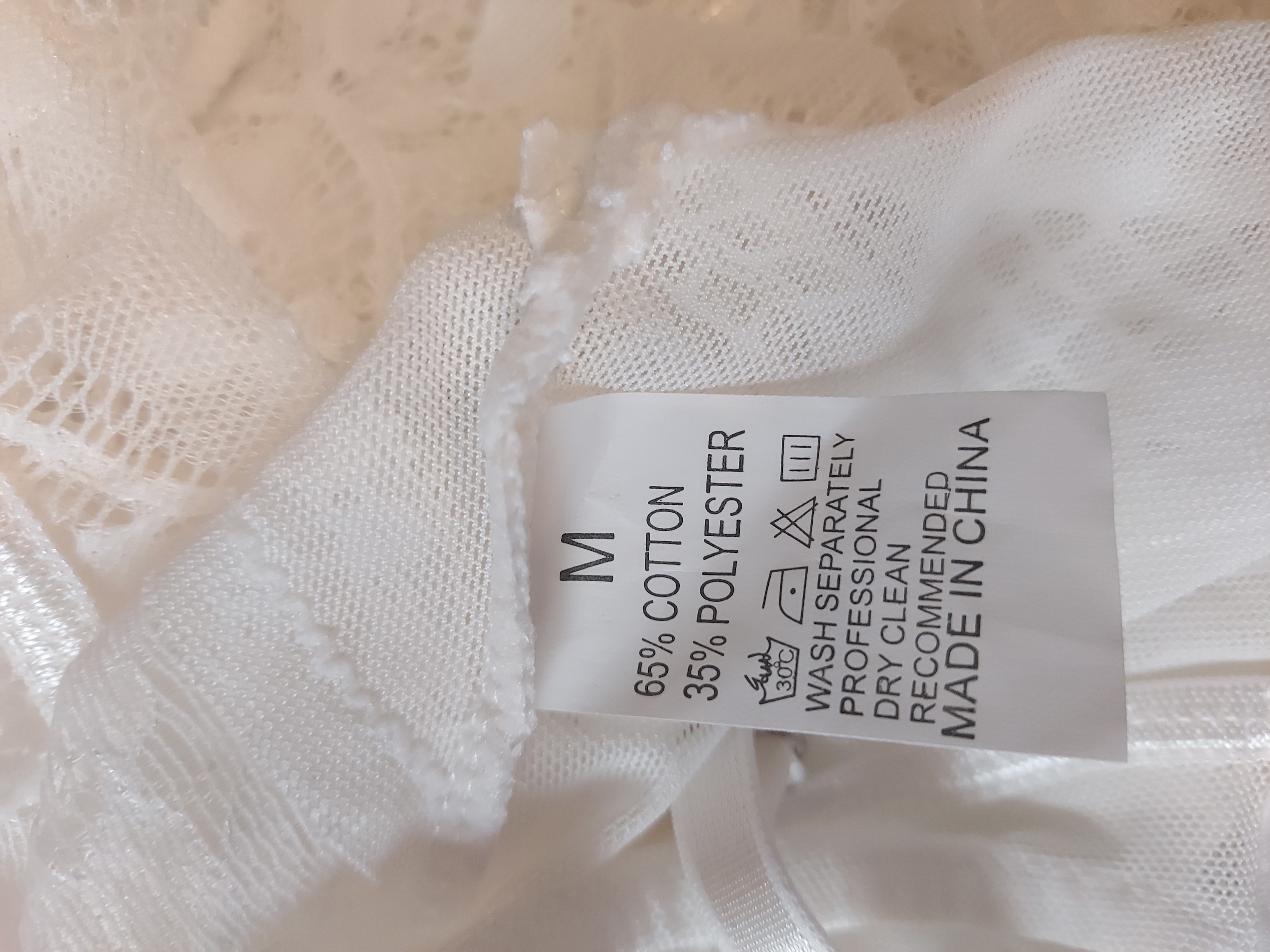 Aranmei sexy lace bodysuit size M