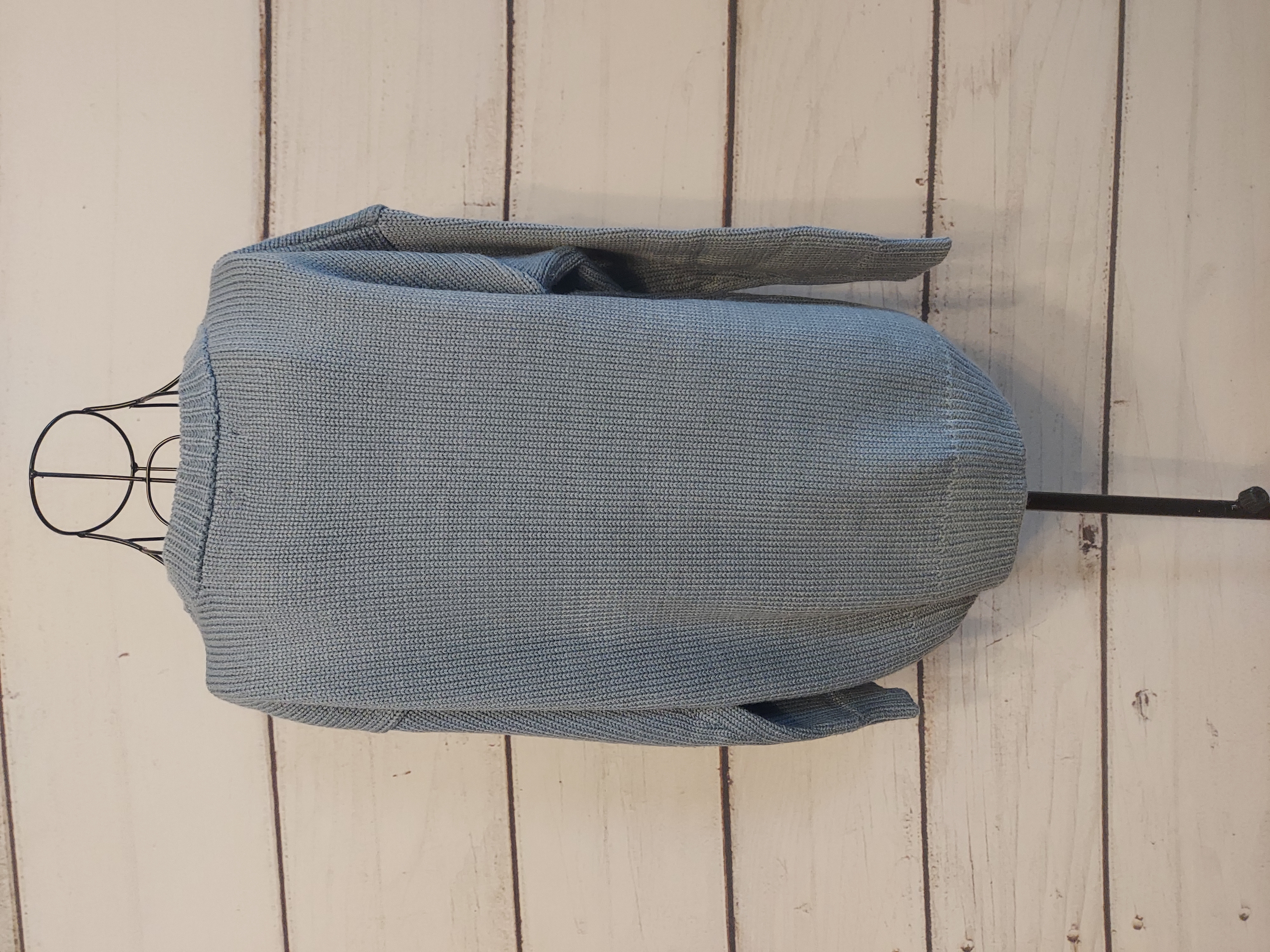 Cotton Traders misty blue sweater size 16
