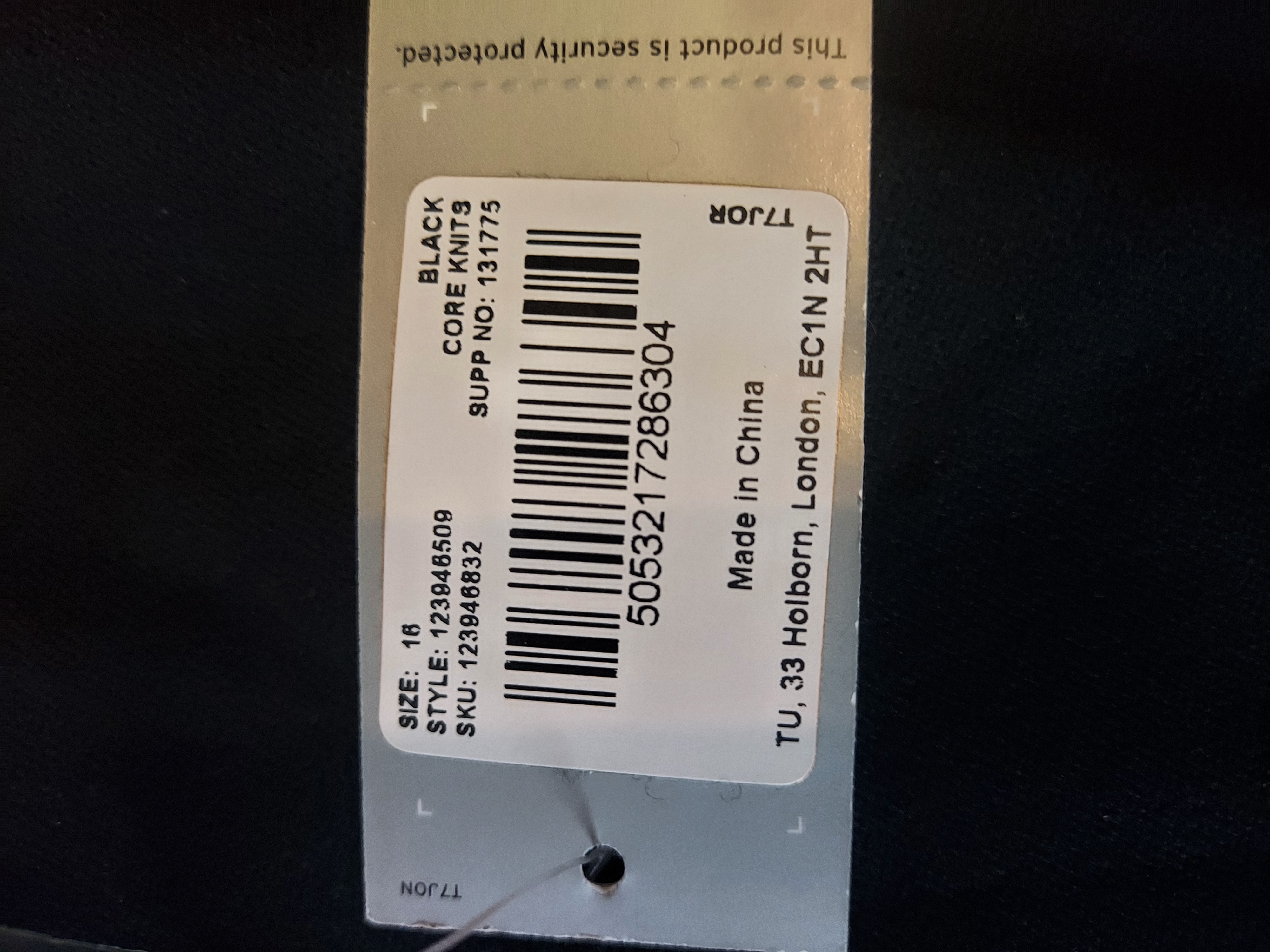 Tu black buttons up cardigan crop size 16