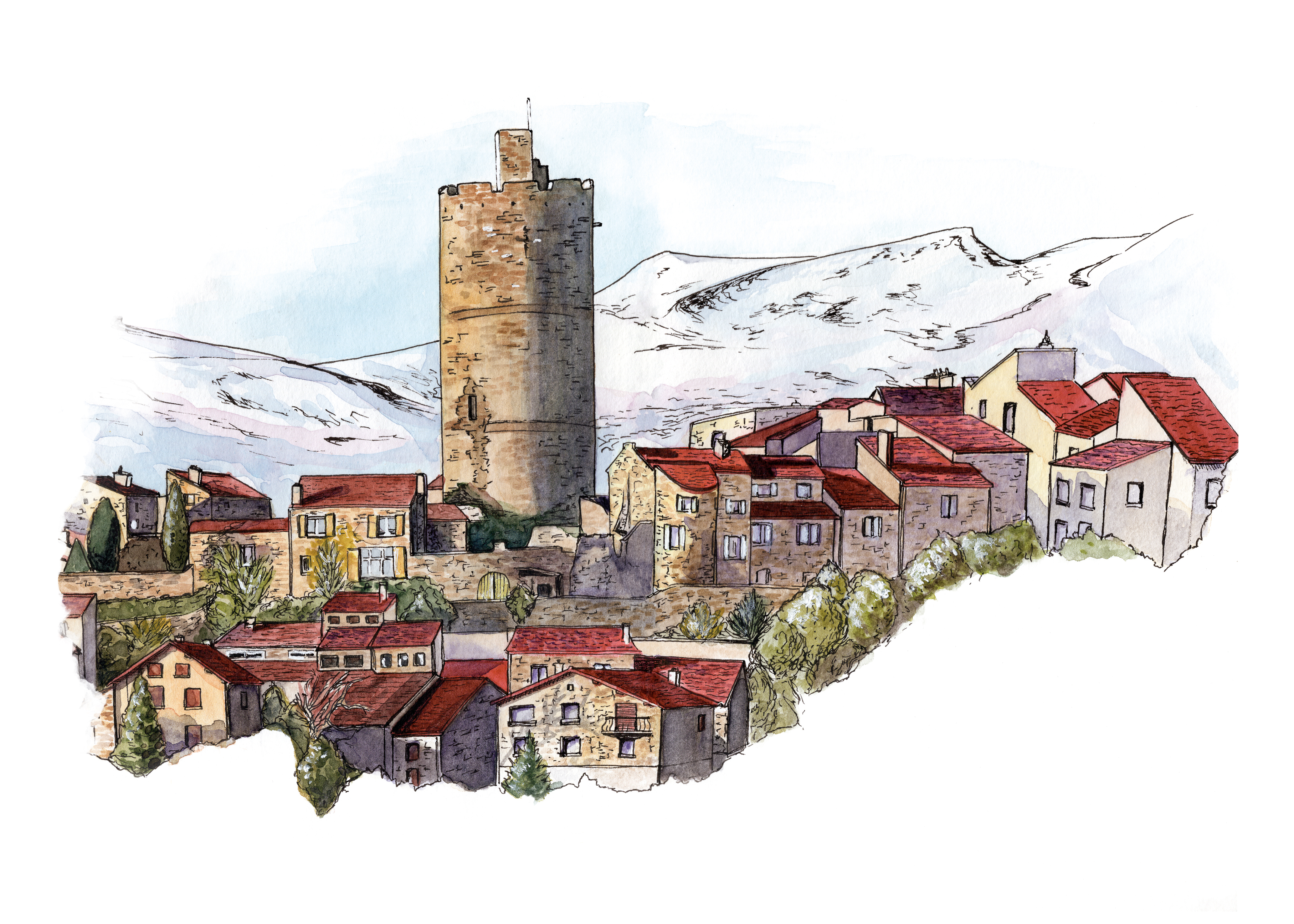 Montpeyroux, Auvergne, France