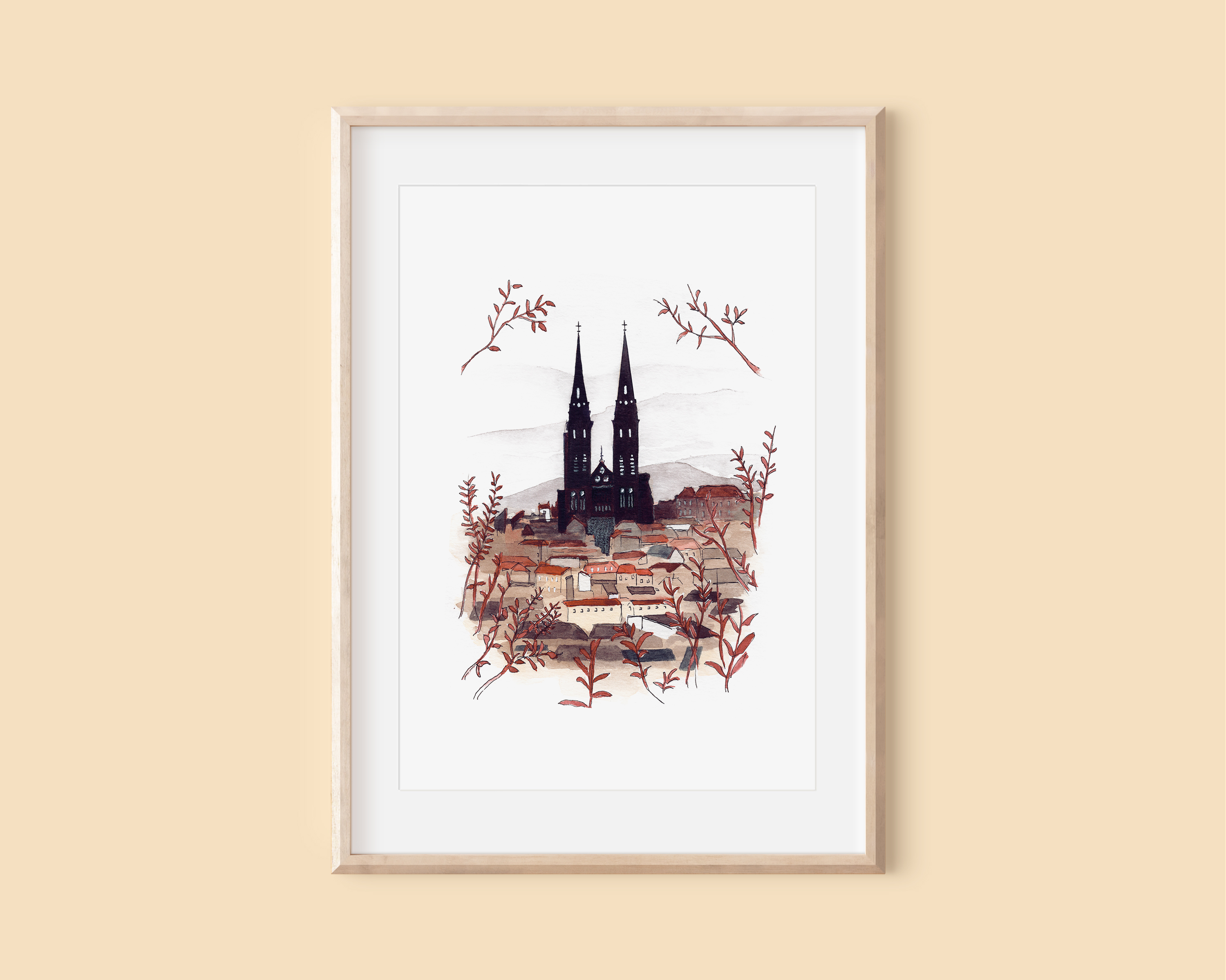 Cathédrale de Clermont-Ferrand, Auvergne, France