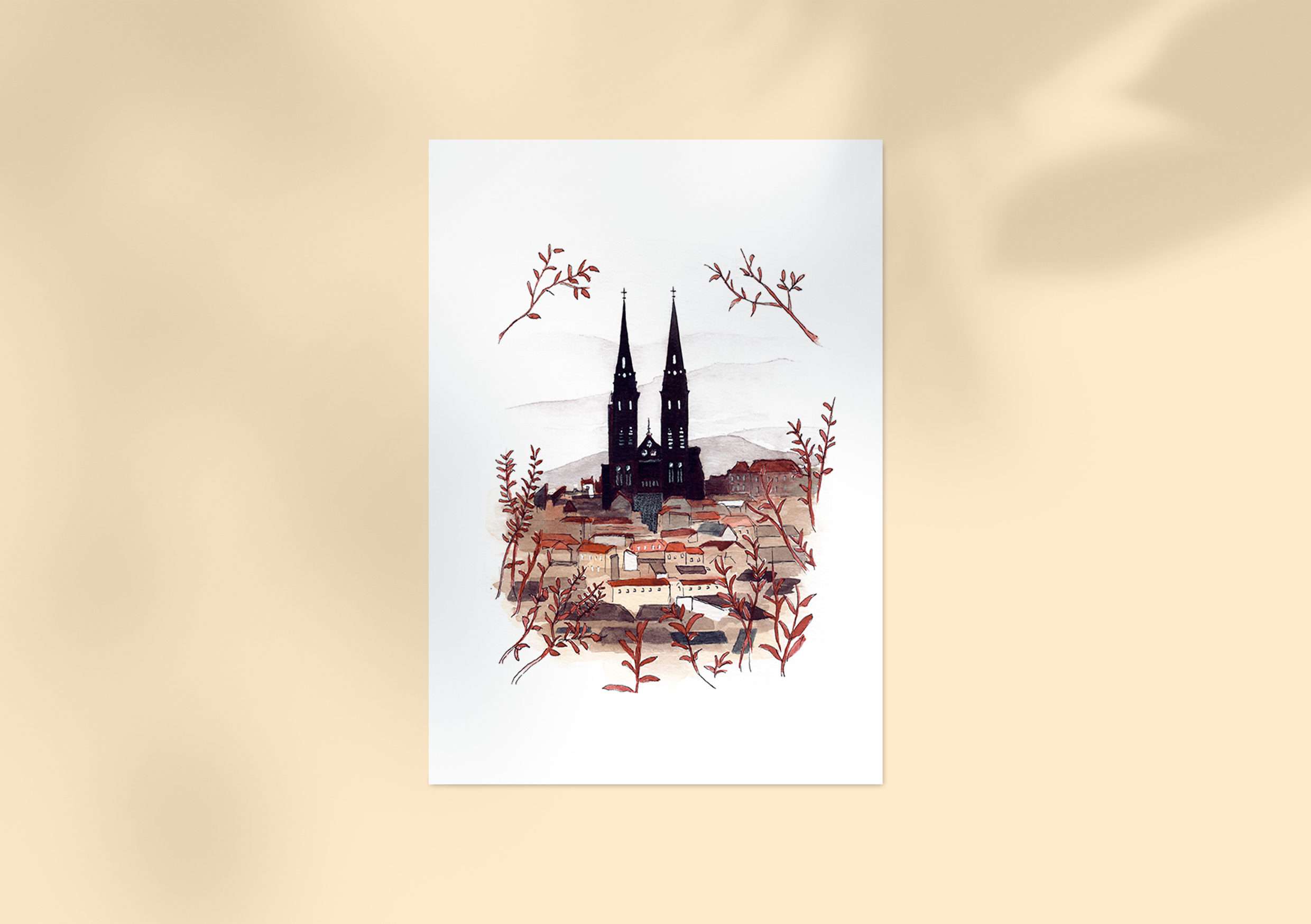 Cathédrale de Clermont-Ferrand, Auvergne, France