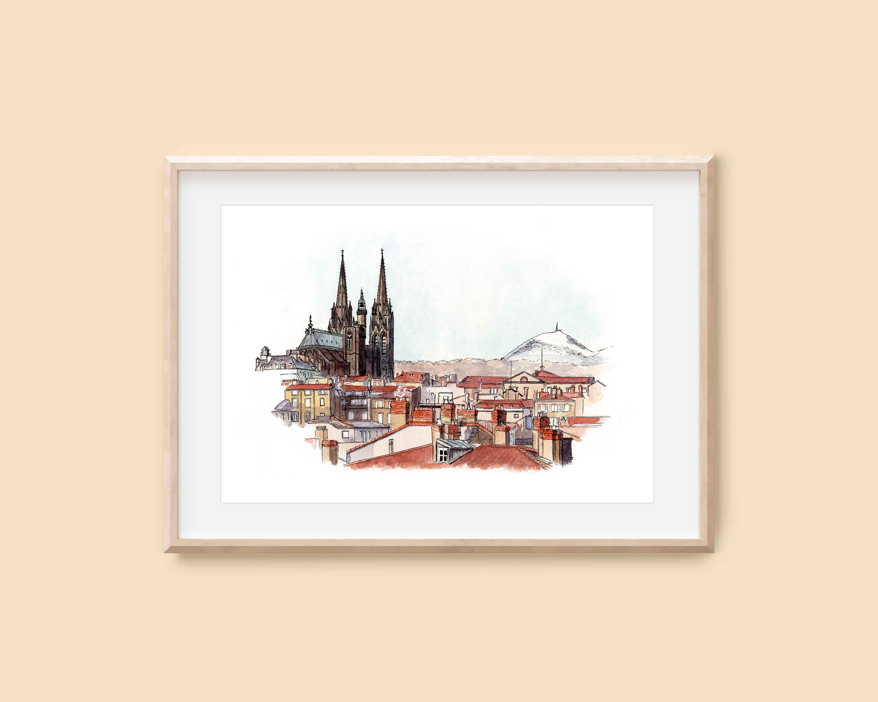 Toits de Clermont-Ferrand