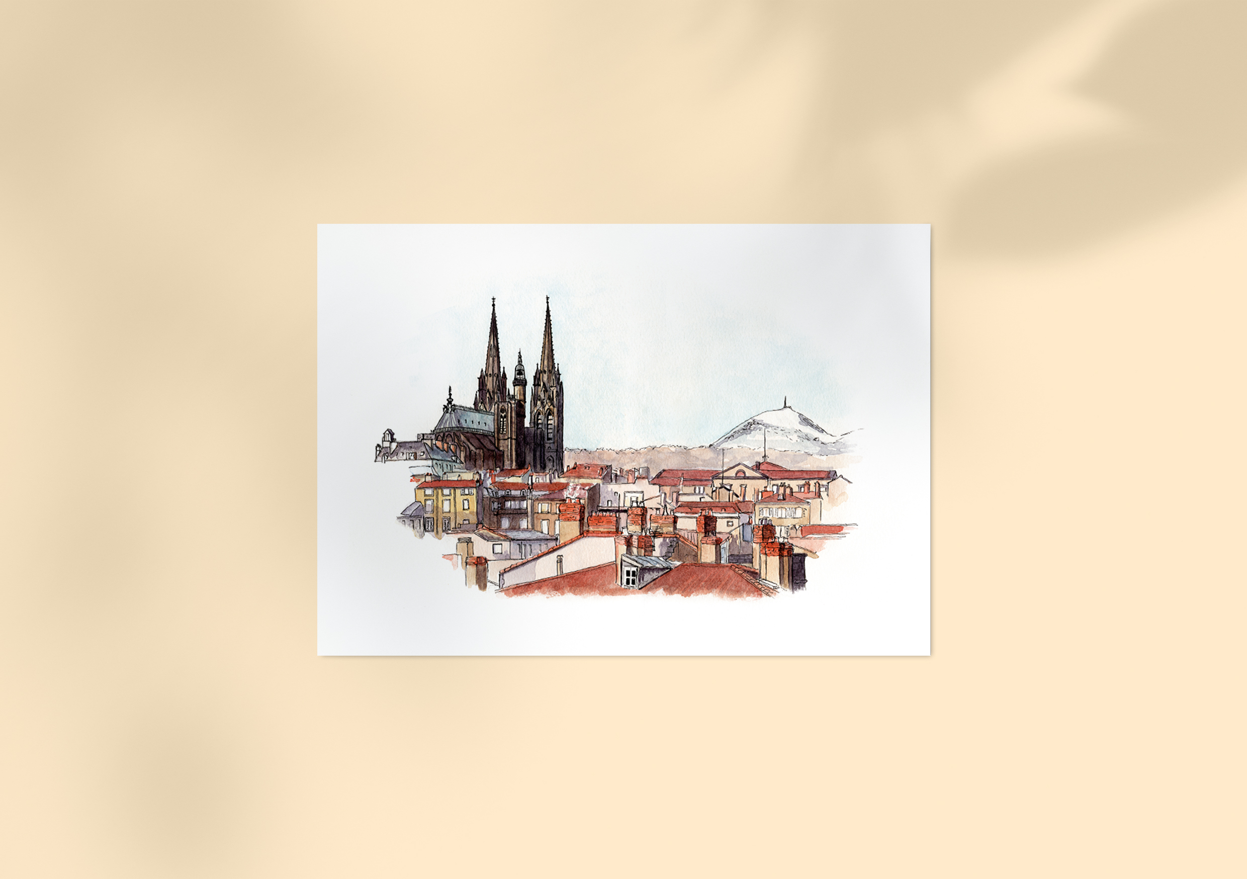 Toits de Clermont-Ferrand