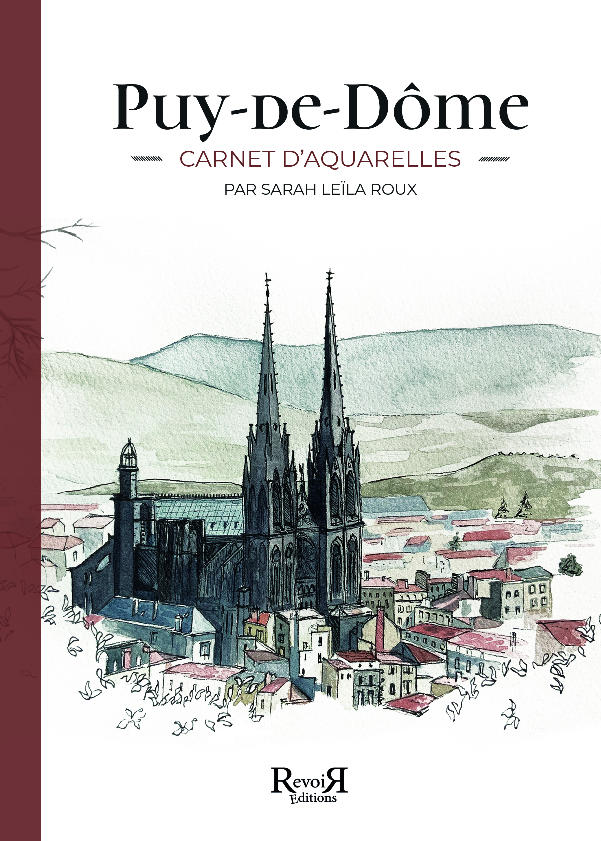 Livre "Puy de Dôme, carnet d'aquarelles"