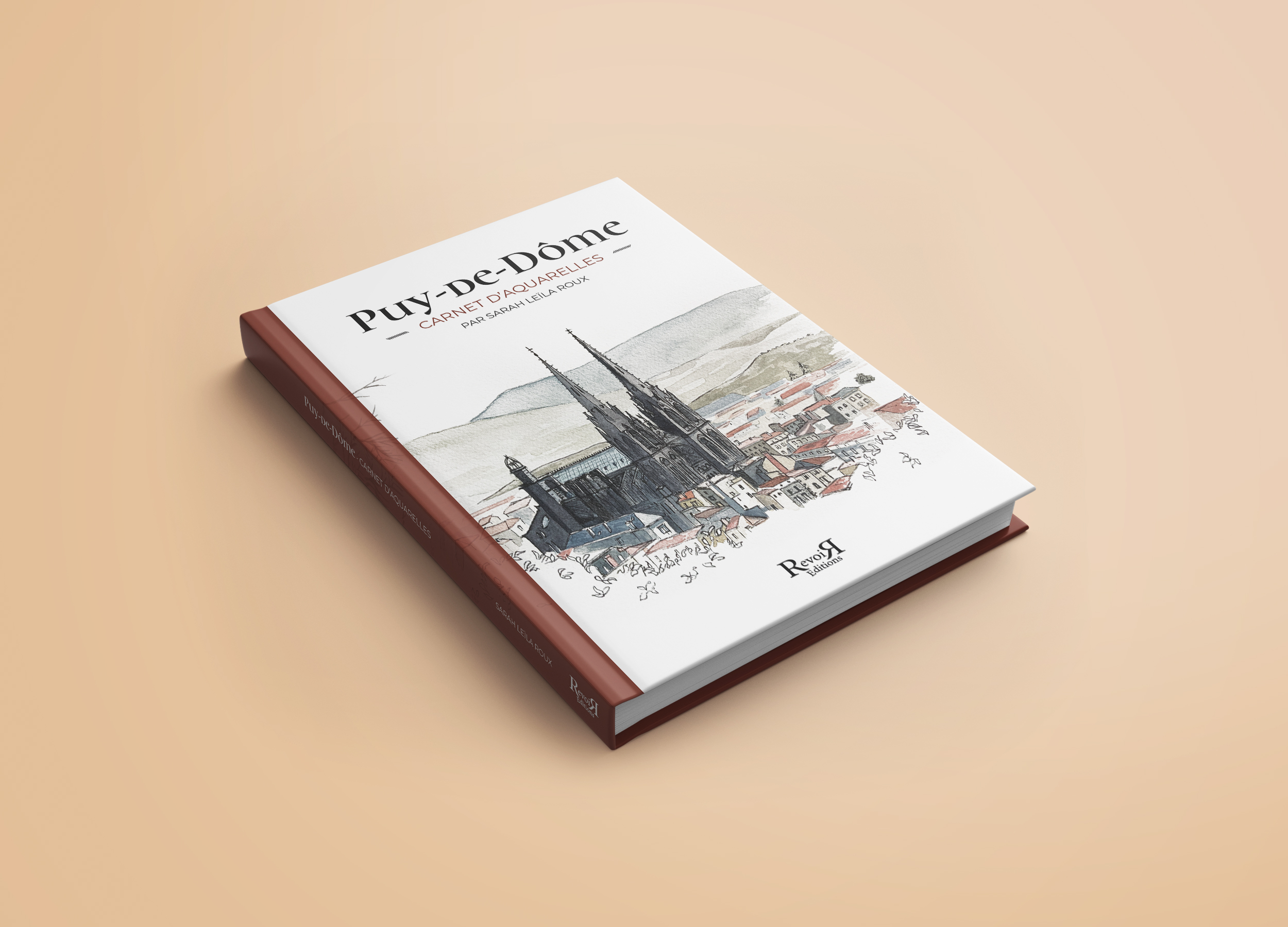 Livre "Puy de Dôme, carnet d'aquarelles"