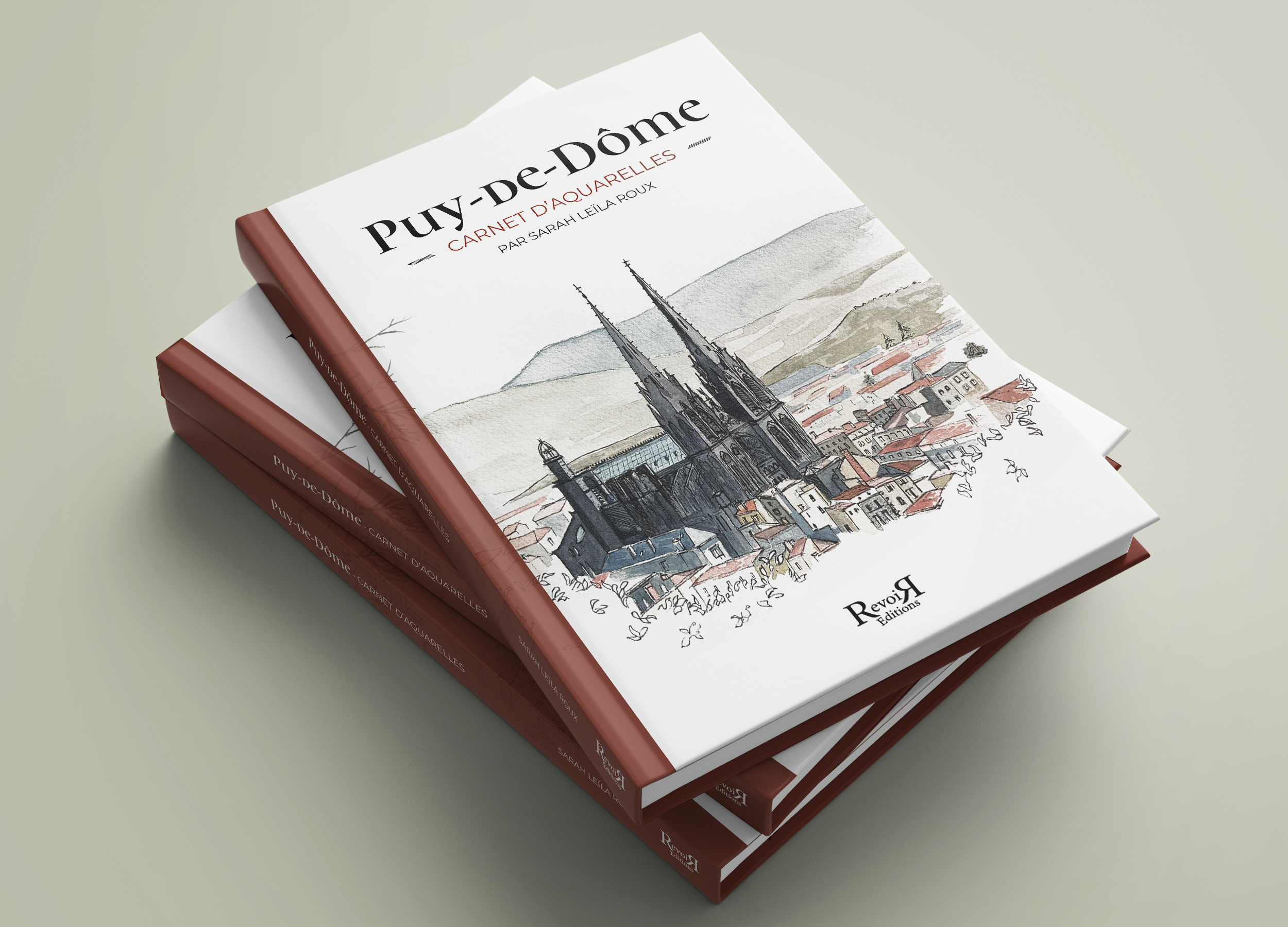 Livre "Puy de Dôme, carnet d'aquarelles"