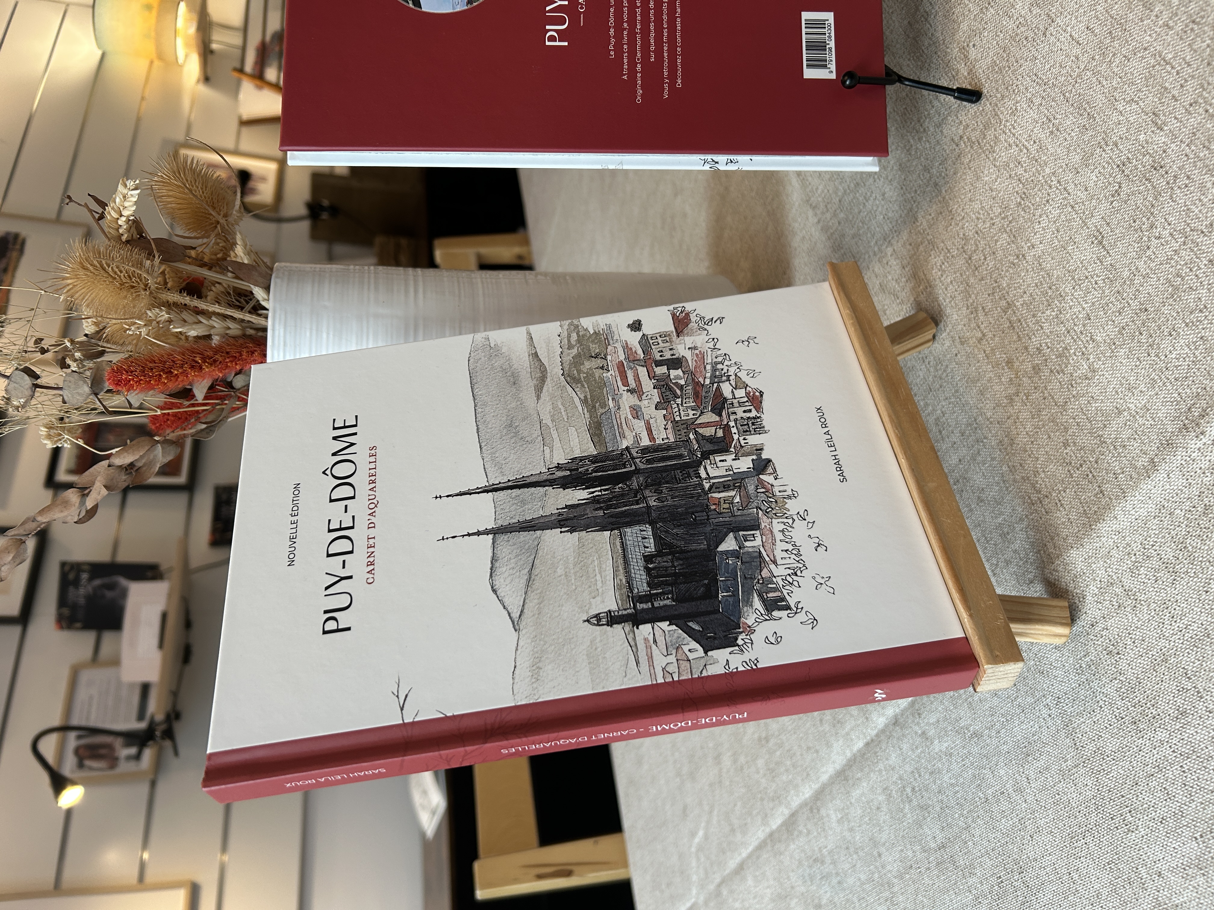 Livre "Puy de Dôme, carnet d'aquarelles"