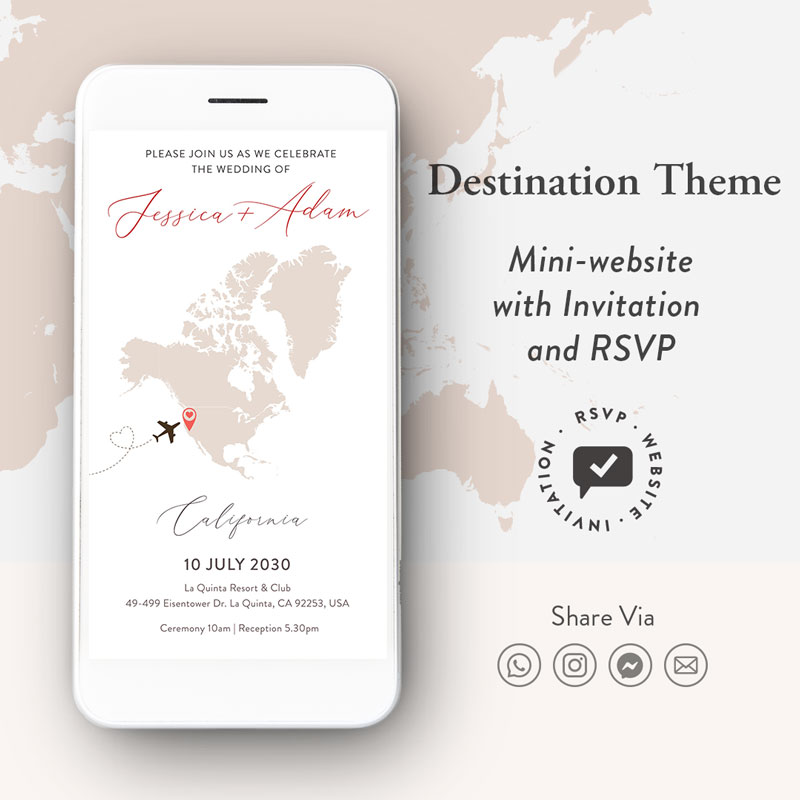 Destination Wedding Website