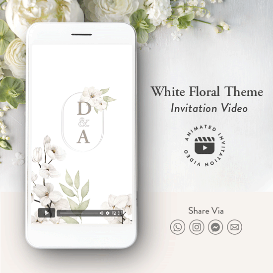 White Floral Video