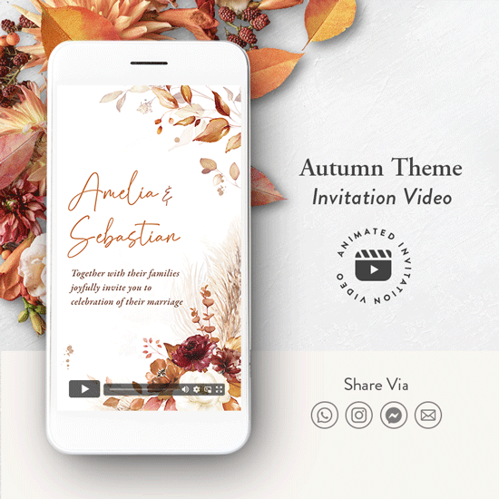 Boho Wedding Invitation Video